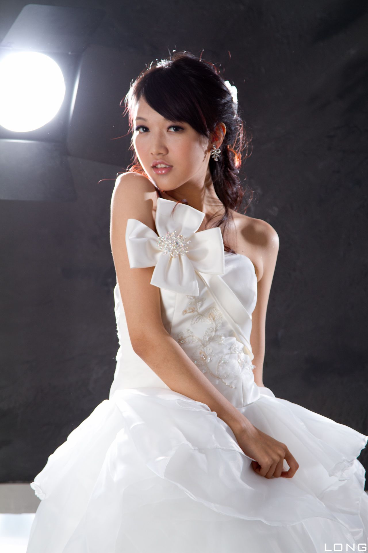 台湾美女模特陈玮廷Jill《婚紗之白》
