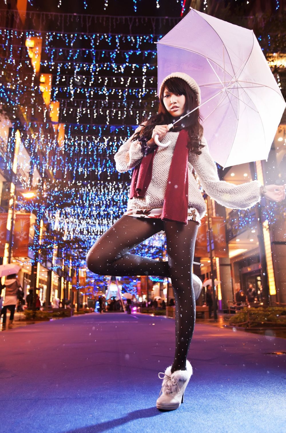 台湾模特Jill/陈玮廷《西門町的夜》