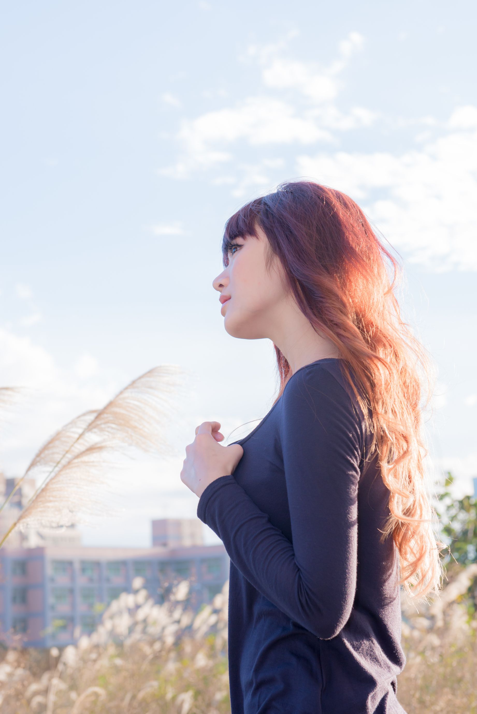 台湾正妹林岗怡Didy《废墟车站唯美外拍》