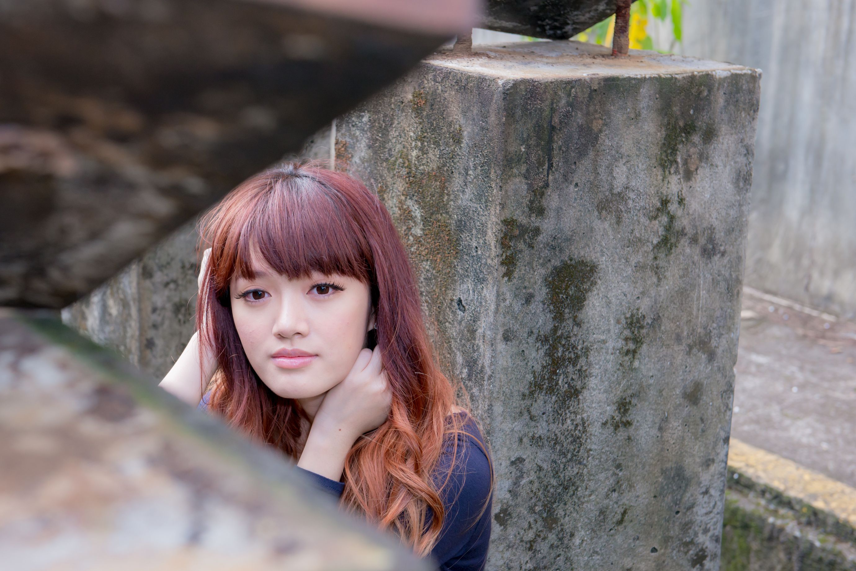 台湾正妹林岗怡Didy《废墟车站唯美外拍》