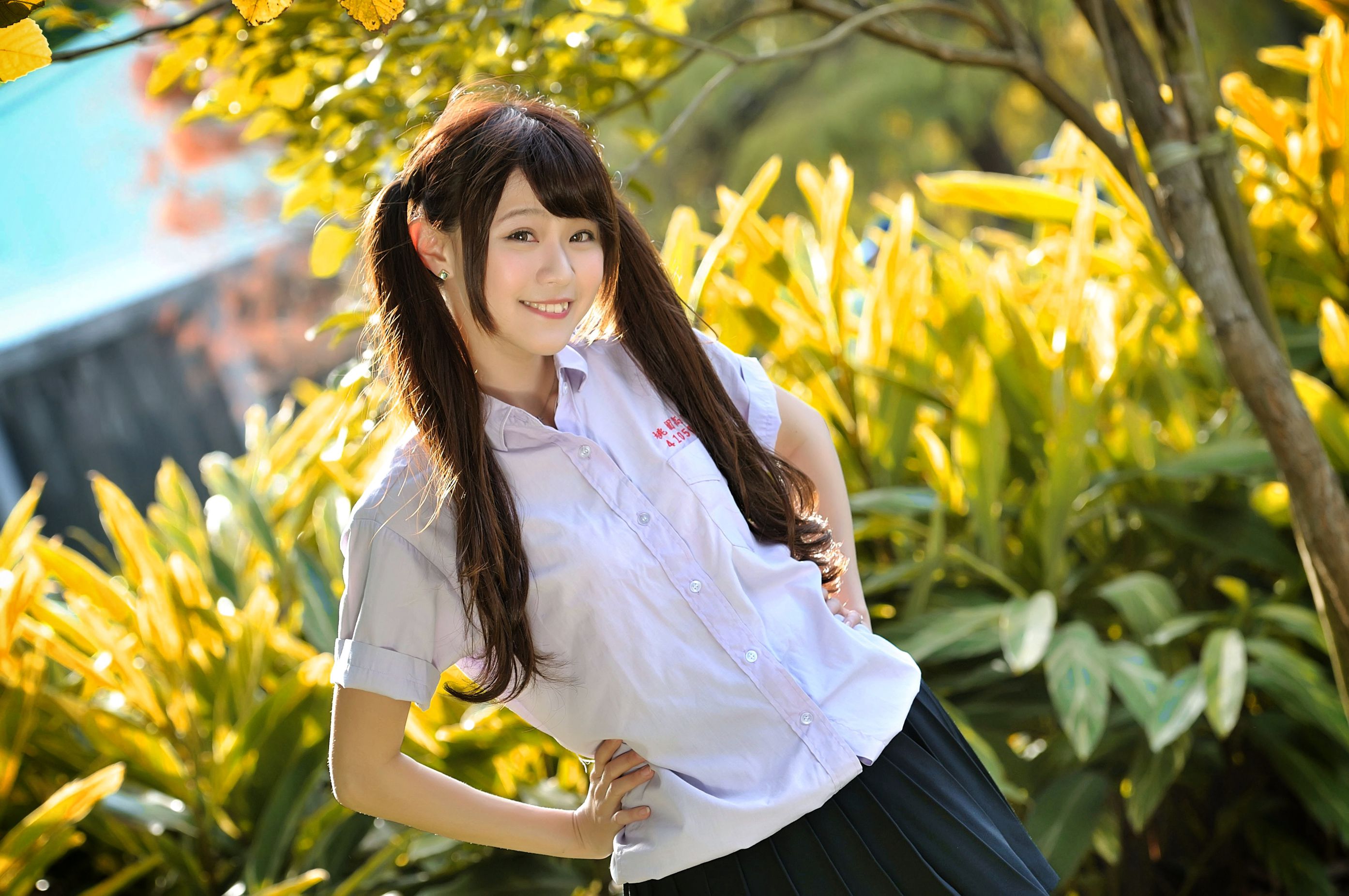 台湾美女俞瑄White/邱俞瑄《校园外拍》