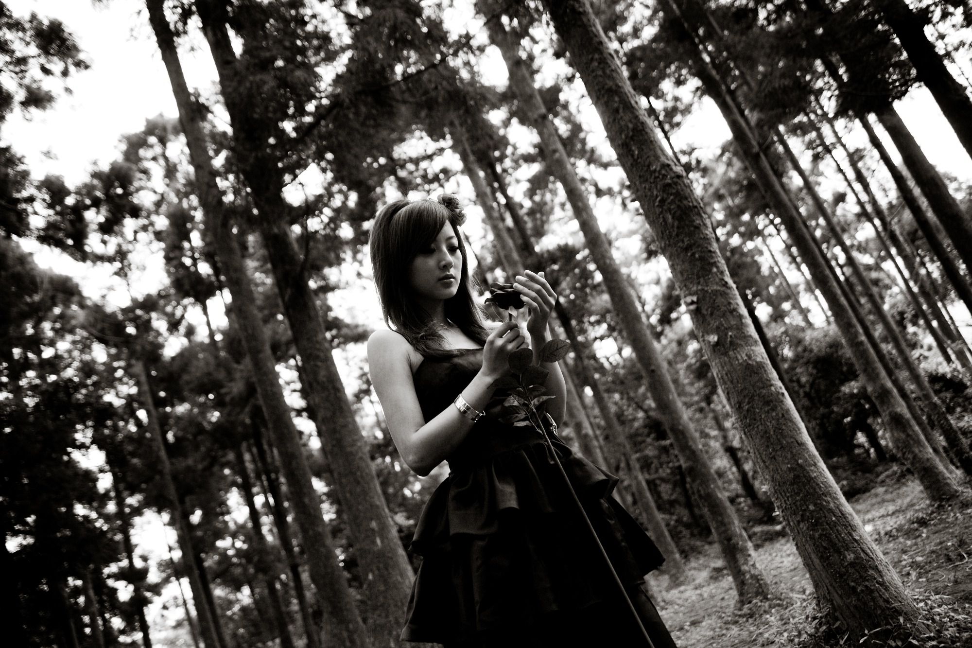 Mikako/张凯洁《白色圓舞曲x黑色執念》陽明山竹子湖外拍