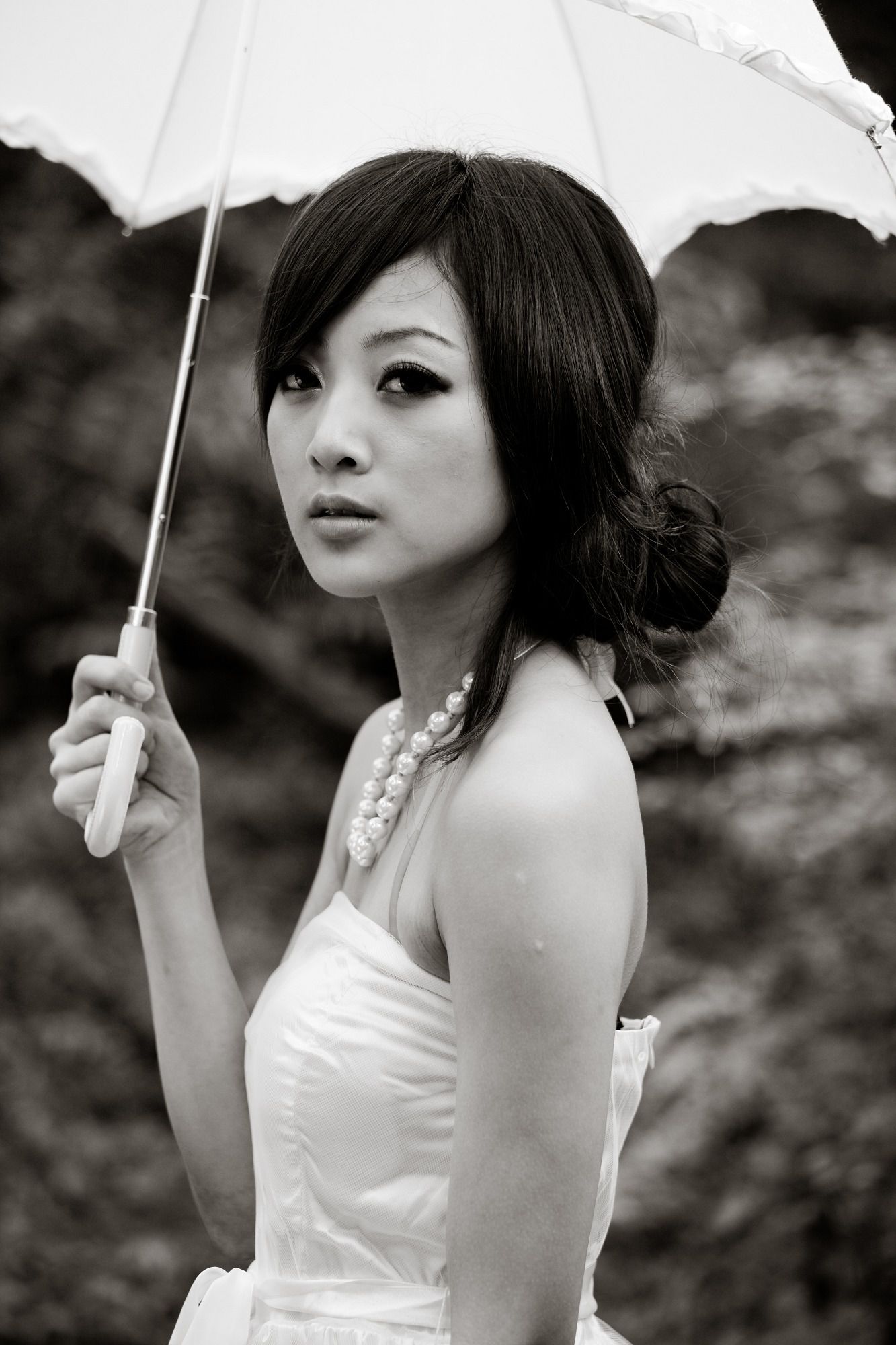 Mikako/张凯洁《白色圓舞曲x黑色執念》陽明山竹子湖外拍