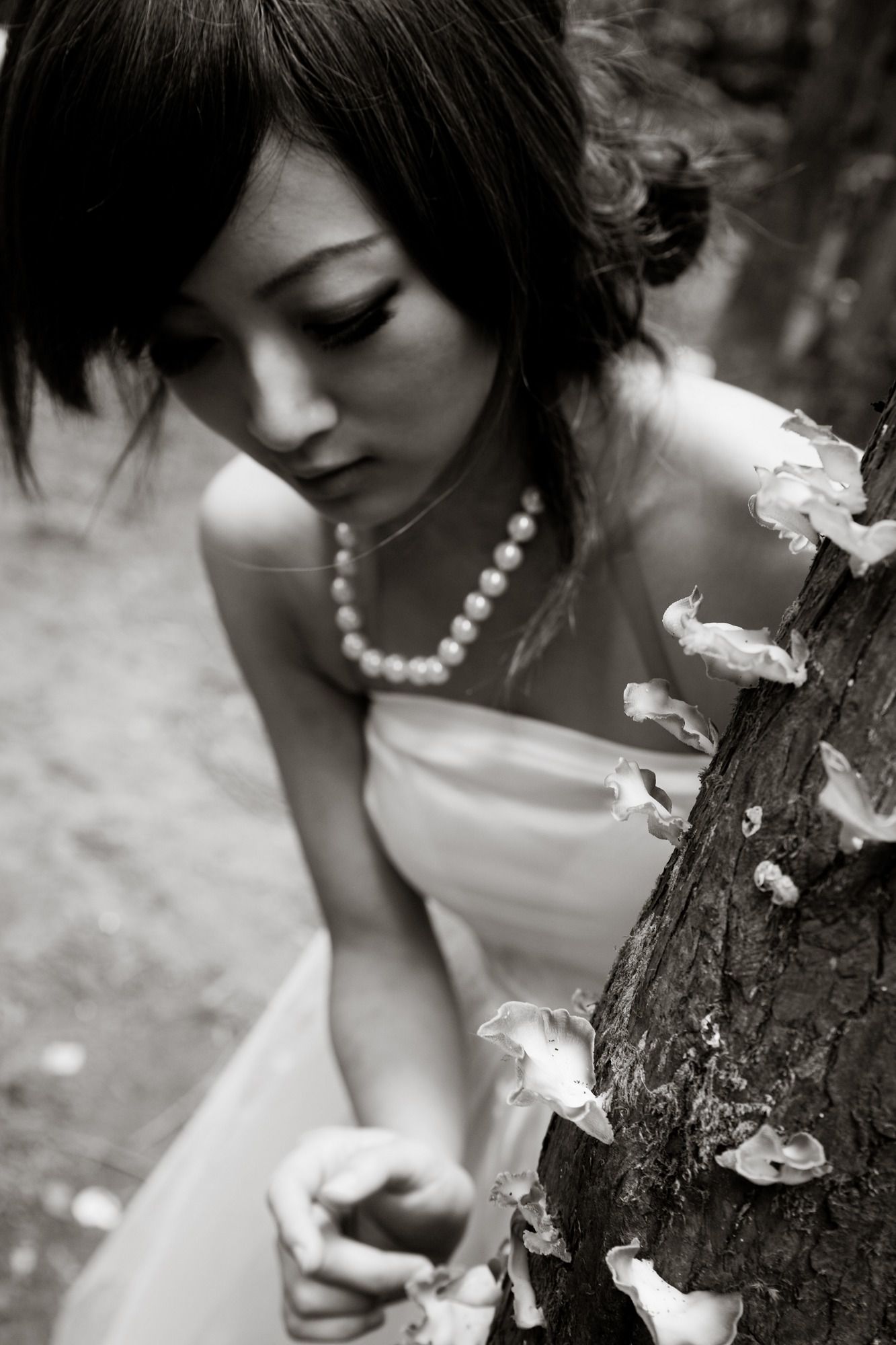 Mikako/张凯洁《白色圓舞曲x黑色執念》陽明山竹子湖外拍