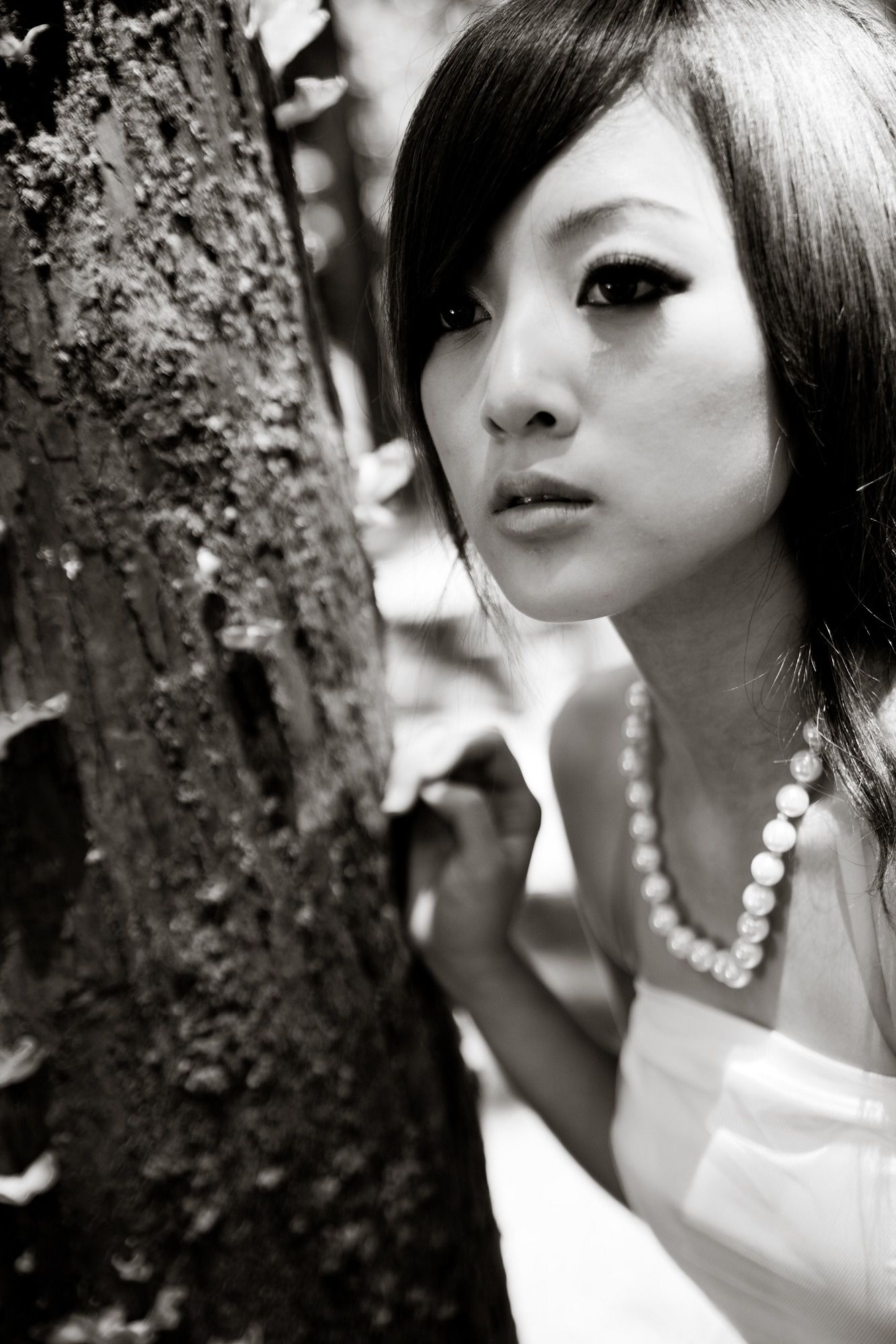 Mikako/张凯洁《白色圓舞曲x黑色執念》陽明山竹子湖外拍