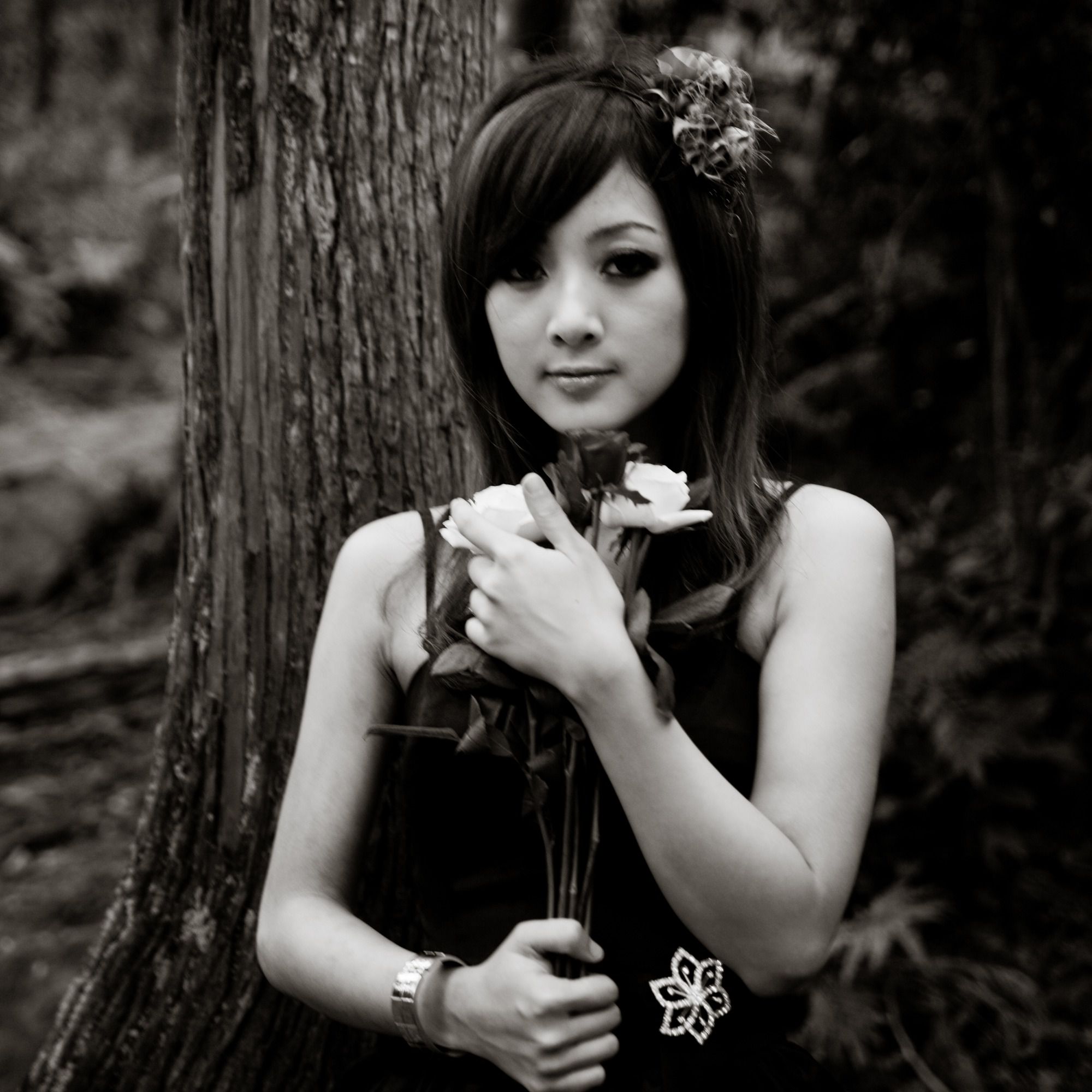 Mikako/张凯洁《白色圓舞曲x黑色執念》陽明山竹子湖外拍