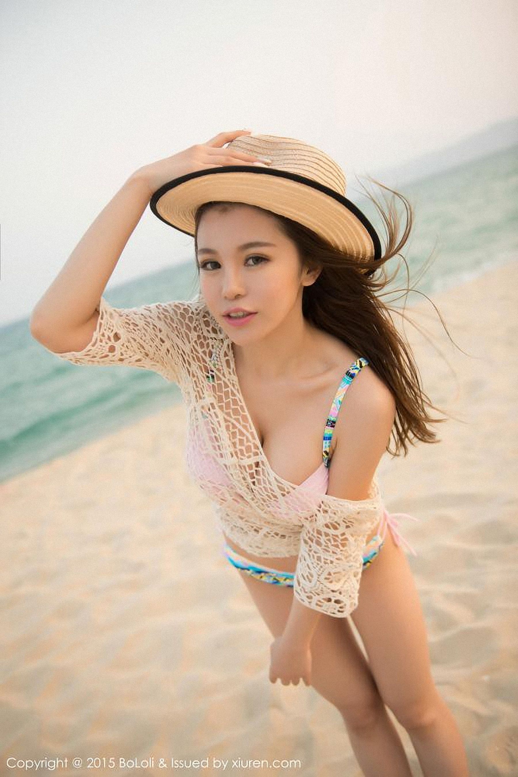 刘娅希《三亚旅拍》蕾丝+比基尼系列 [BoLoli波萝社] Vol.026 写真集