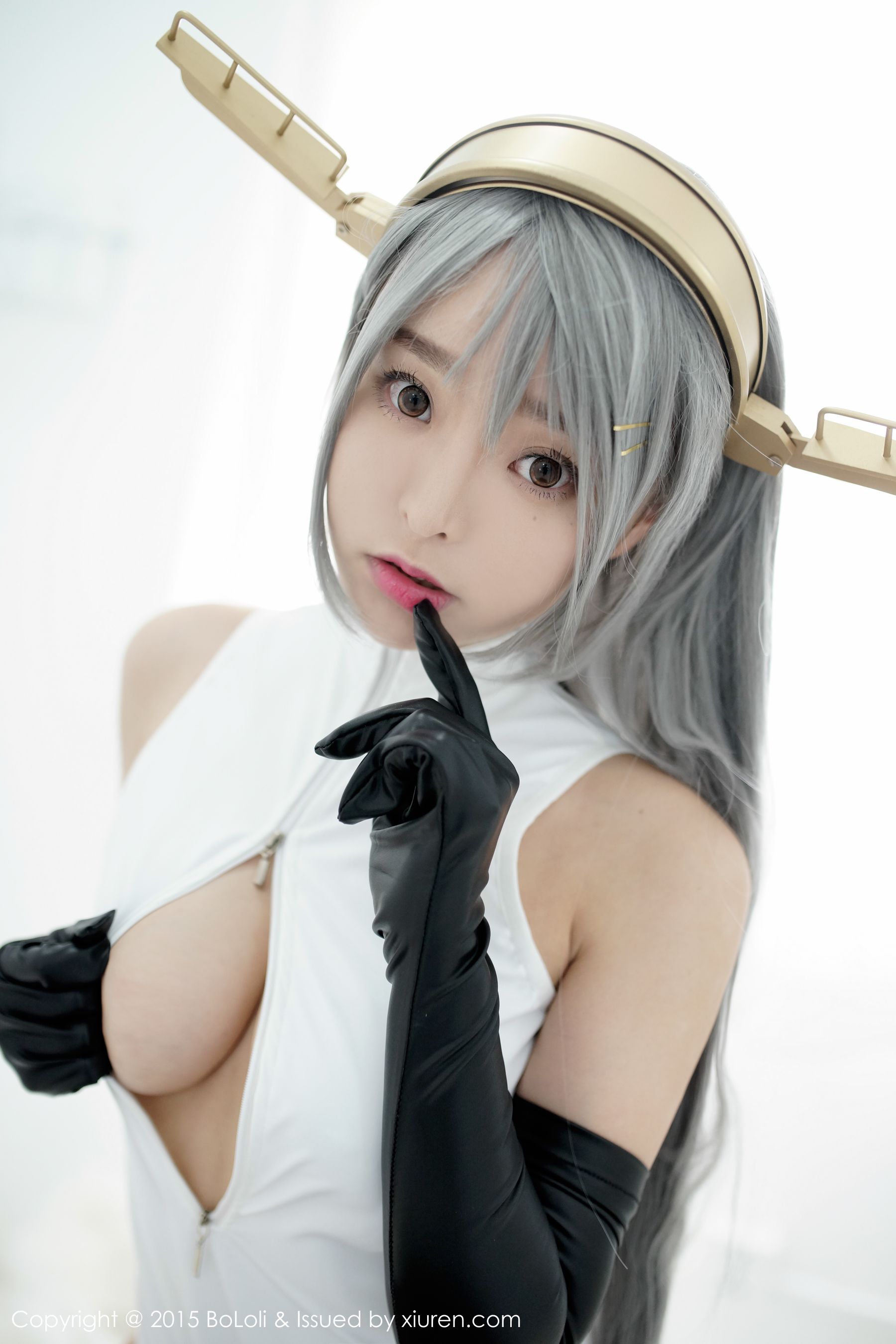 柳侑绮Sevenbaby《舰娘collection》榛名COS(开胸泳衣版)  [BoLoli波萝社] Vol.034 写真集