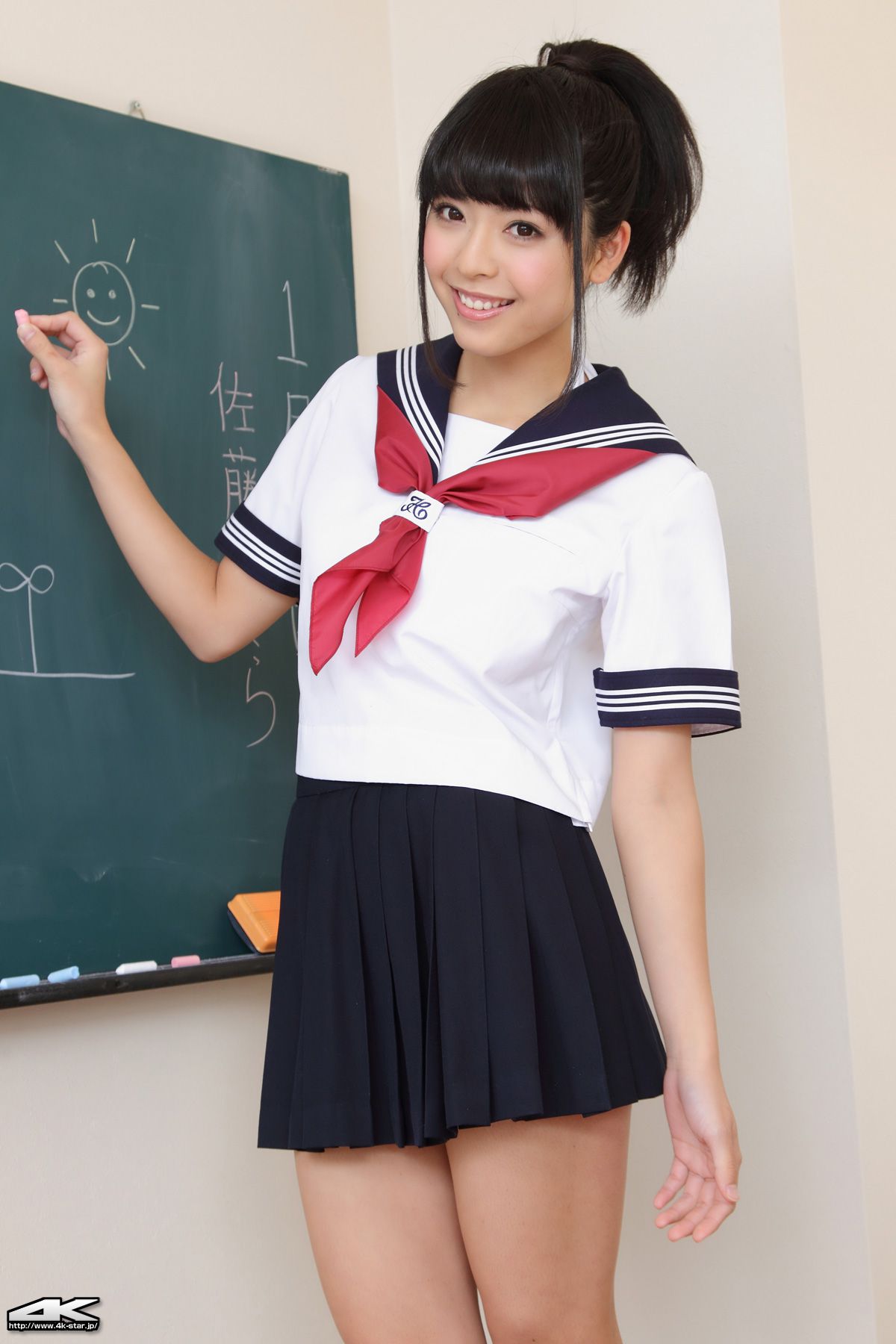 [4K-STAR] NO.00021 Sakura Sato 佐藤さくら Sailor Suit 水手服