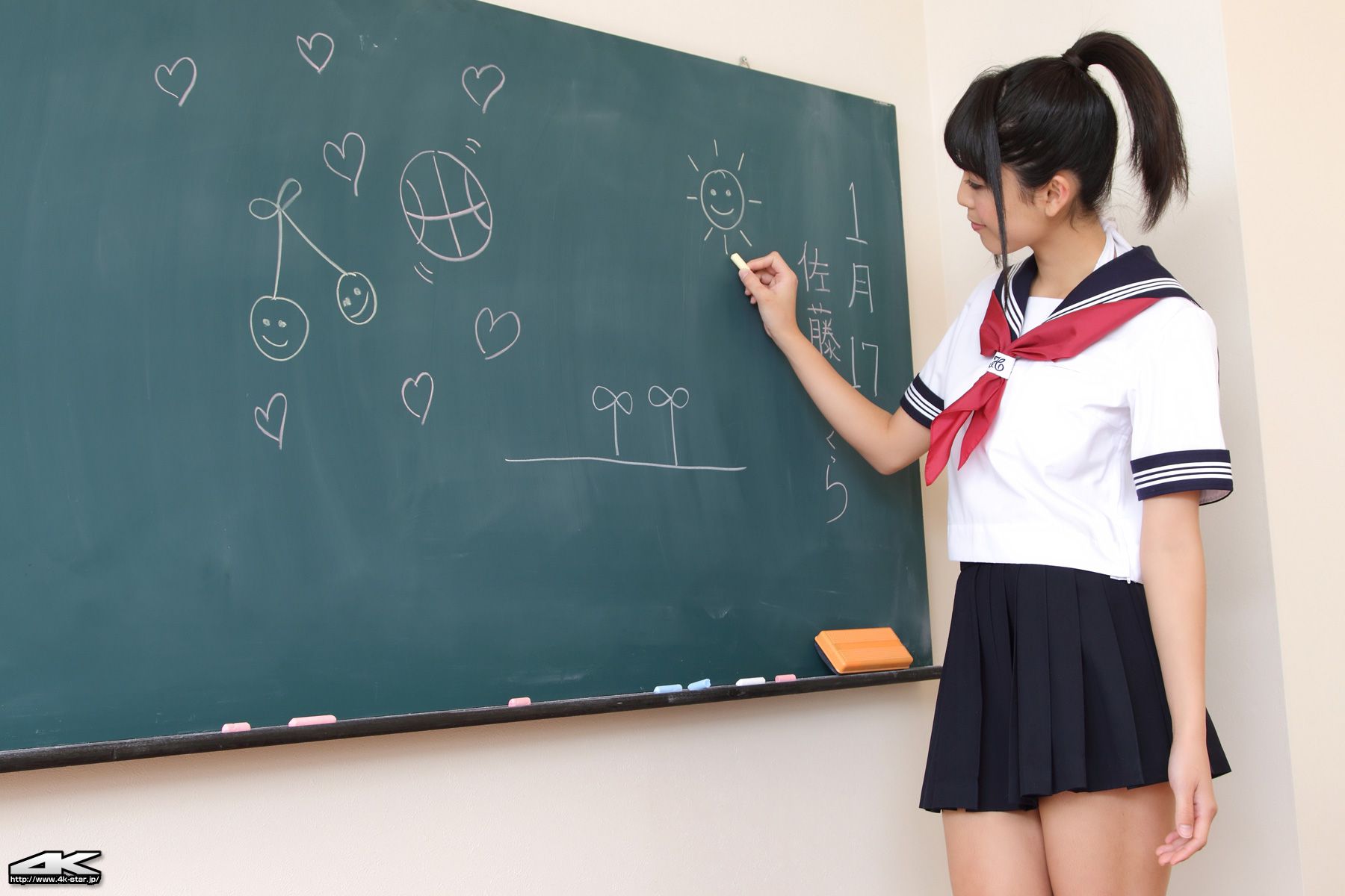 [4K-STAR] NO.00021 Sakura Sato 佐藤さくら Sailor Suit 水手服