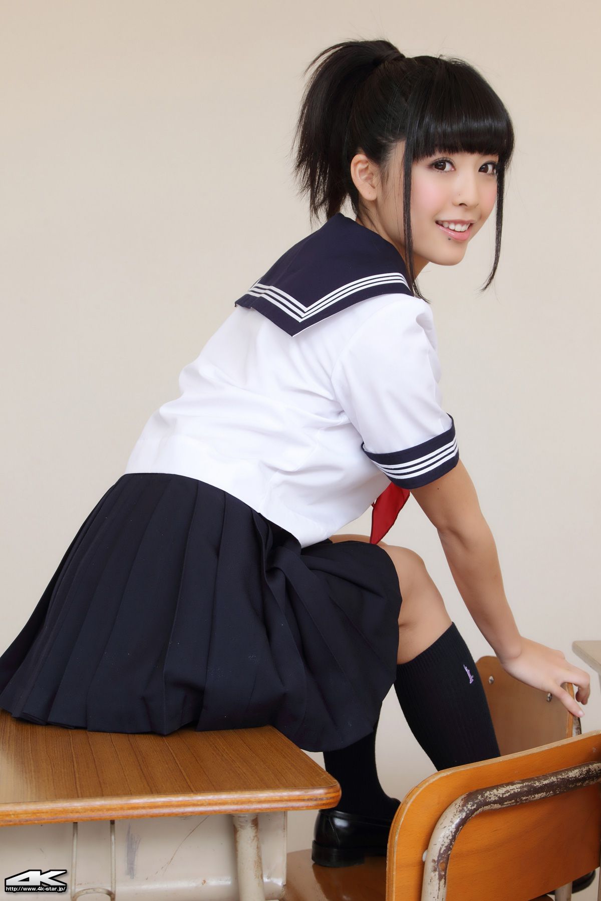 [4K-STAR] NO.00021 Sakura Sato 佐藤さくら Sailor Suit 水手服