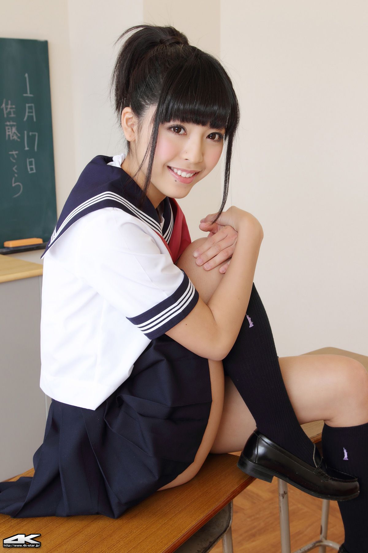 [4K-STAR] NO.00021 Sakura Sato 佐藤さくら Sailor Suit 水手服