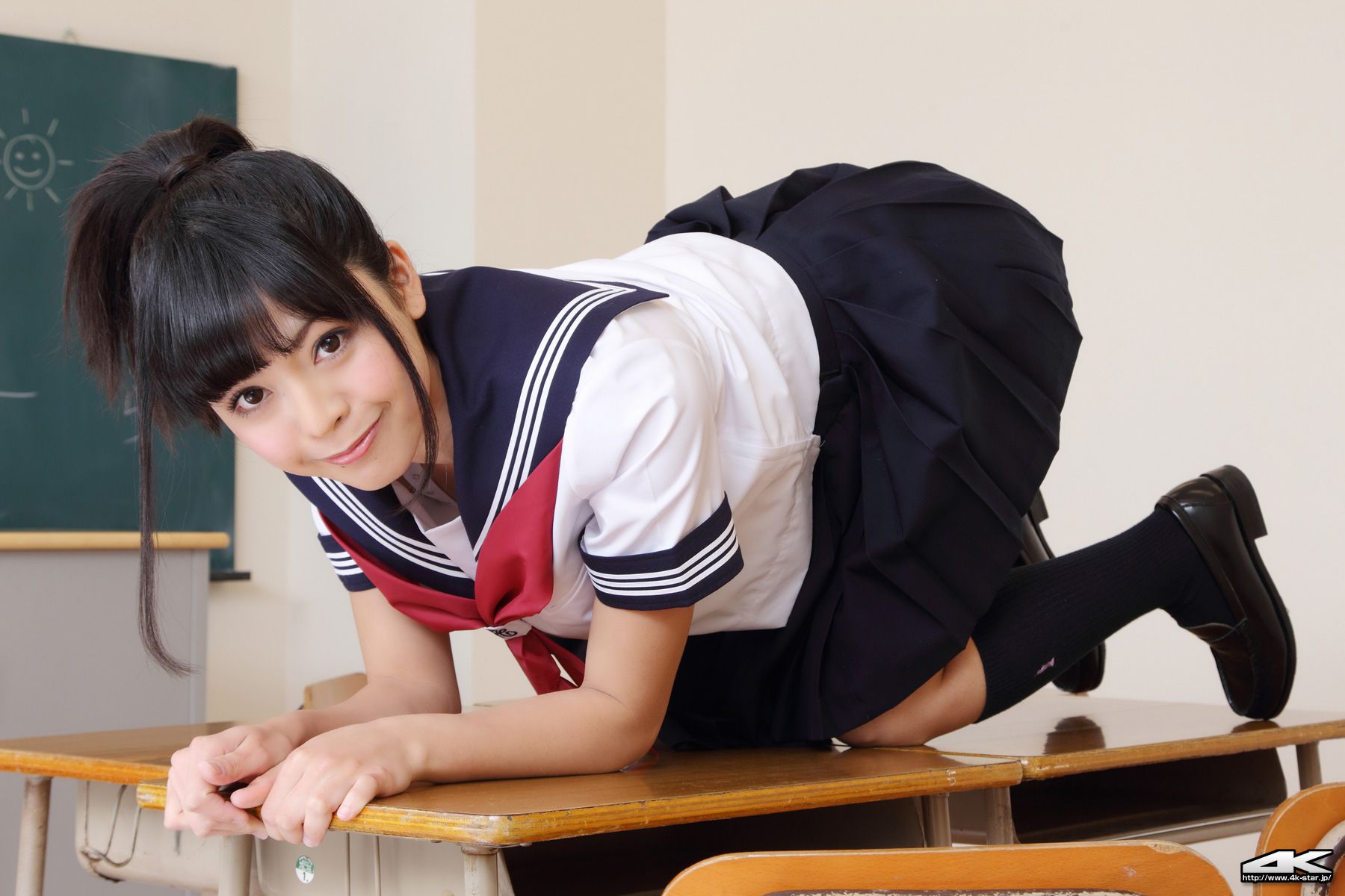 [4K-STAR] NO.00021 Sakura Sato 佐藤さくら Sailor Suit 水手服