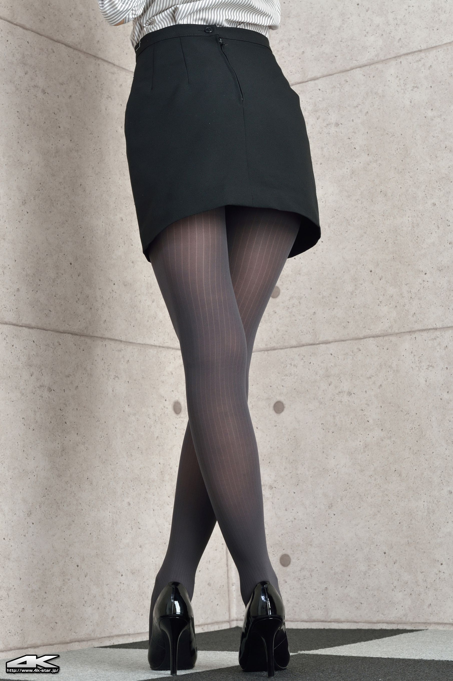 [4K-STAR] NO.00069 岩崎由衣 Office Lady 灰丝职业装