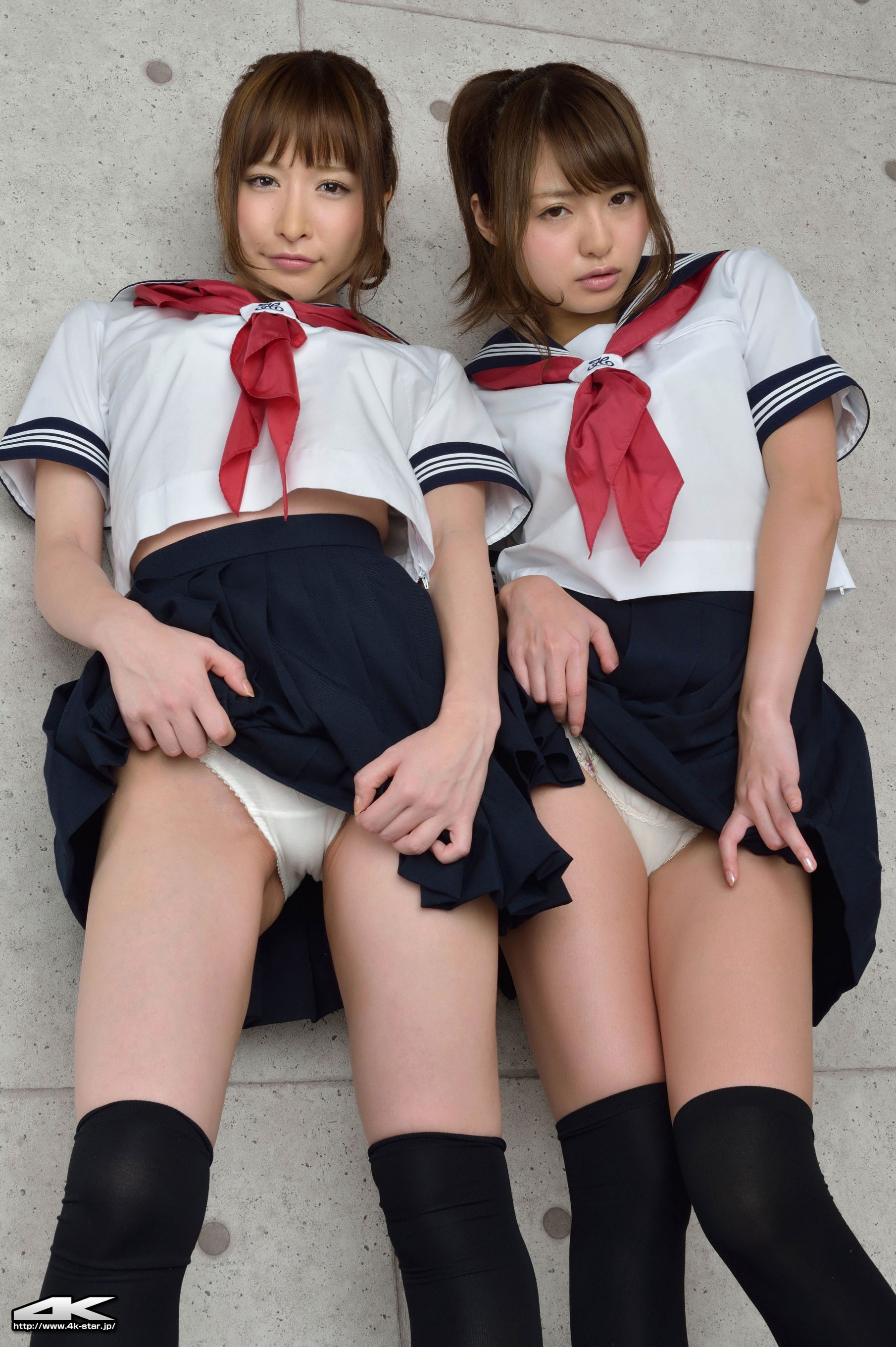 [4K-STAR] NO.00109 Yoshimi sisters 吉見姐妹 School Girl 学生装