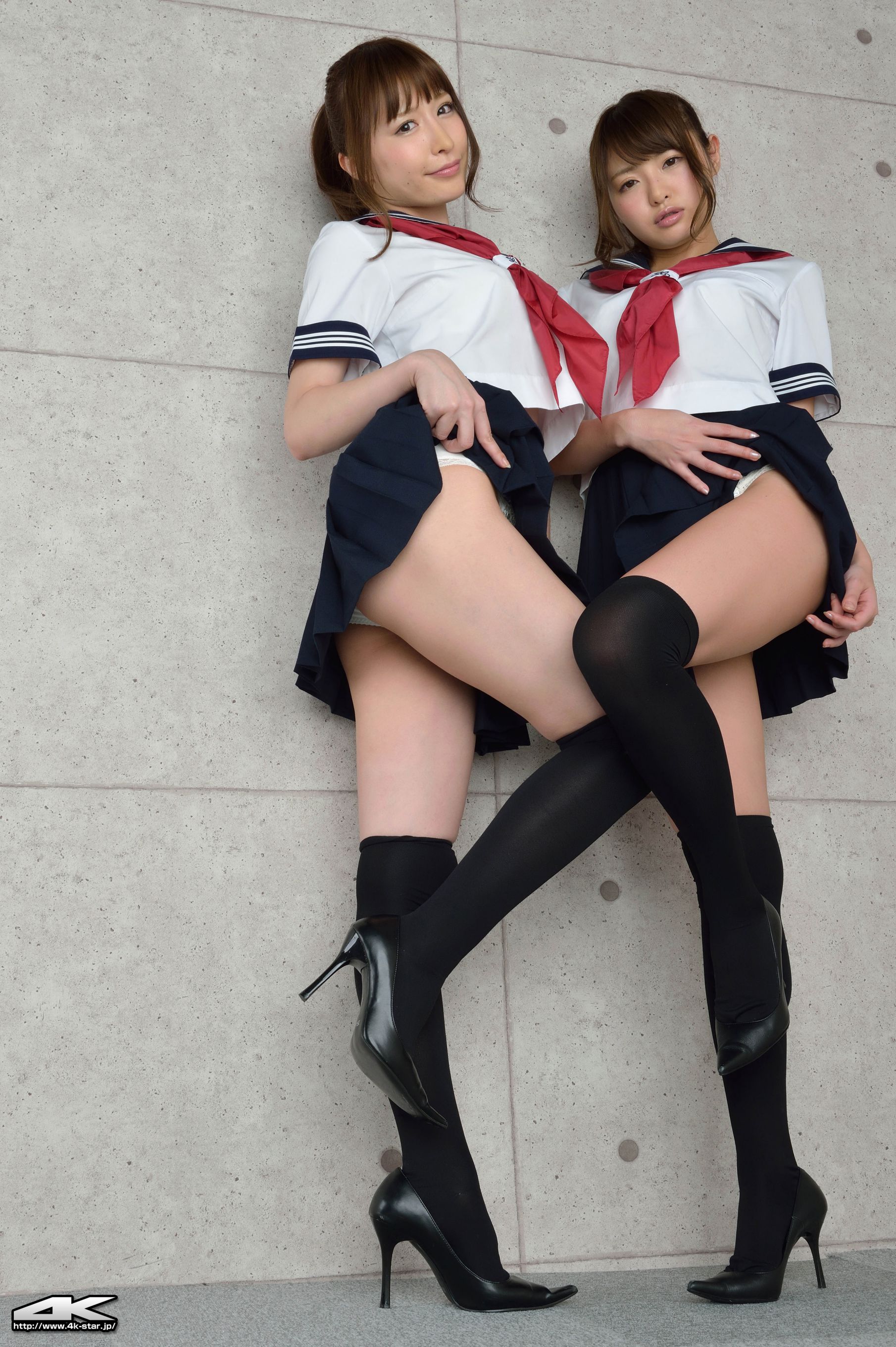 [4K-STAR] NO.00109 Yoshimi sisters 吉見姐妹 School Girl 学生装