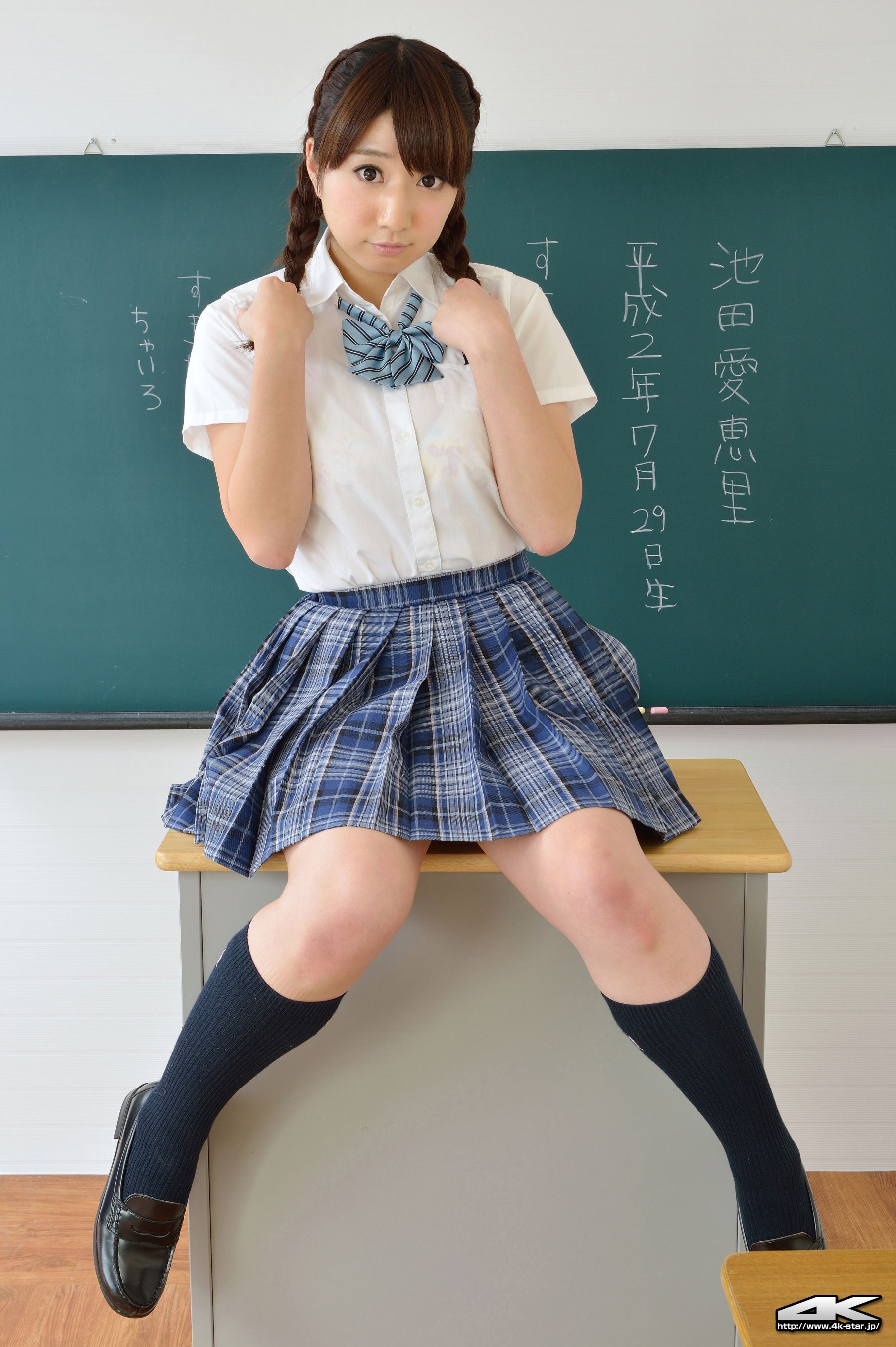 [4K-STAR] NO.00123 池田愛恵里 School Girl 教室学生装