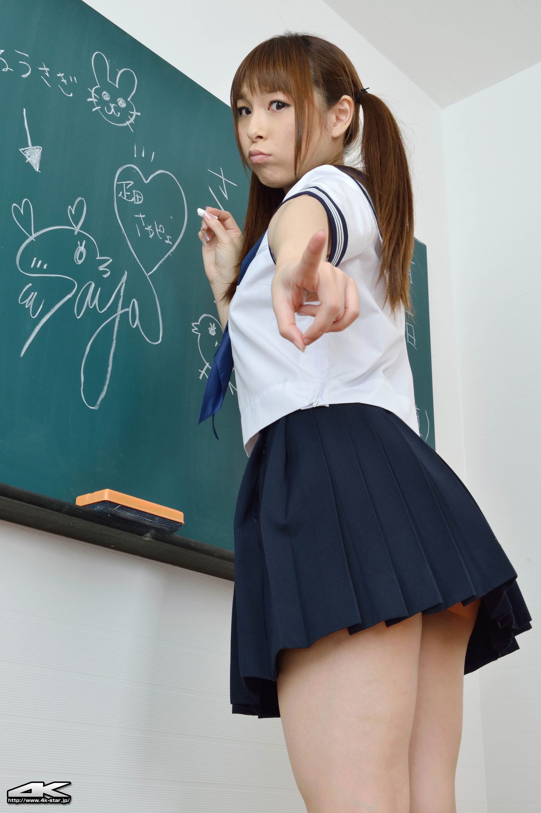 [4K-STAR] NO.00134 疋田紗也 School Girl 教室学生装