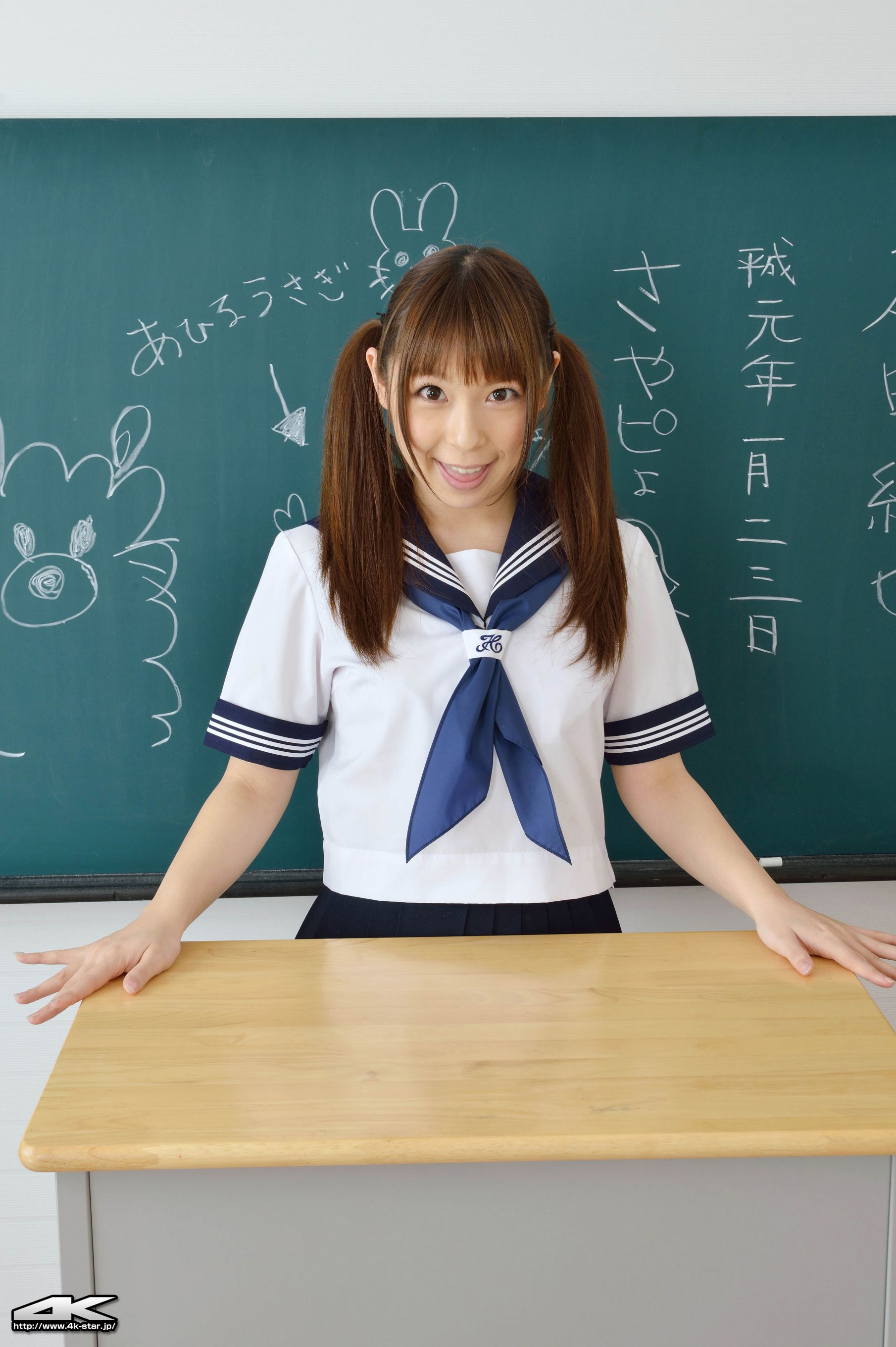 [4K-STAR] NO.00134 疋田紗也 School Girl 教室学生装