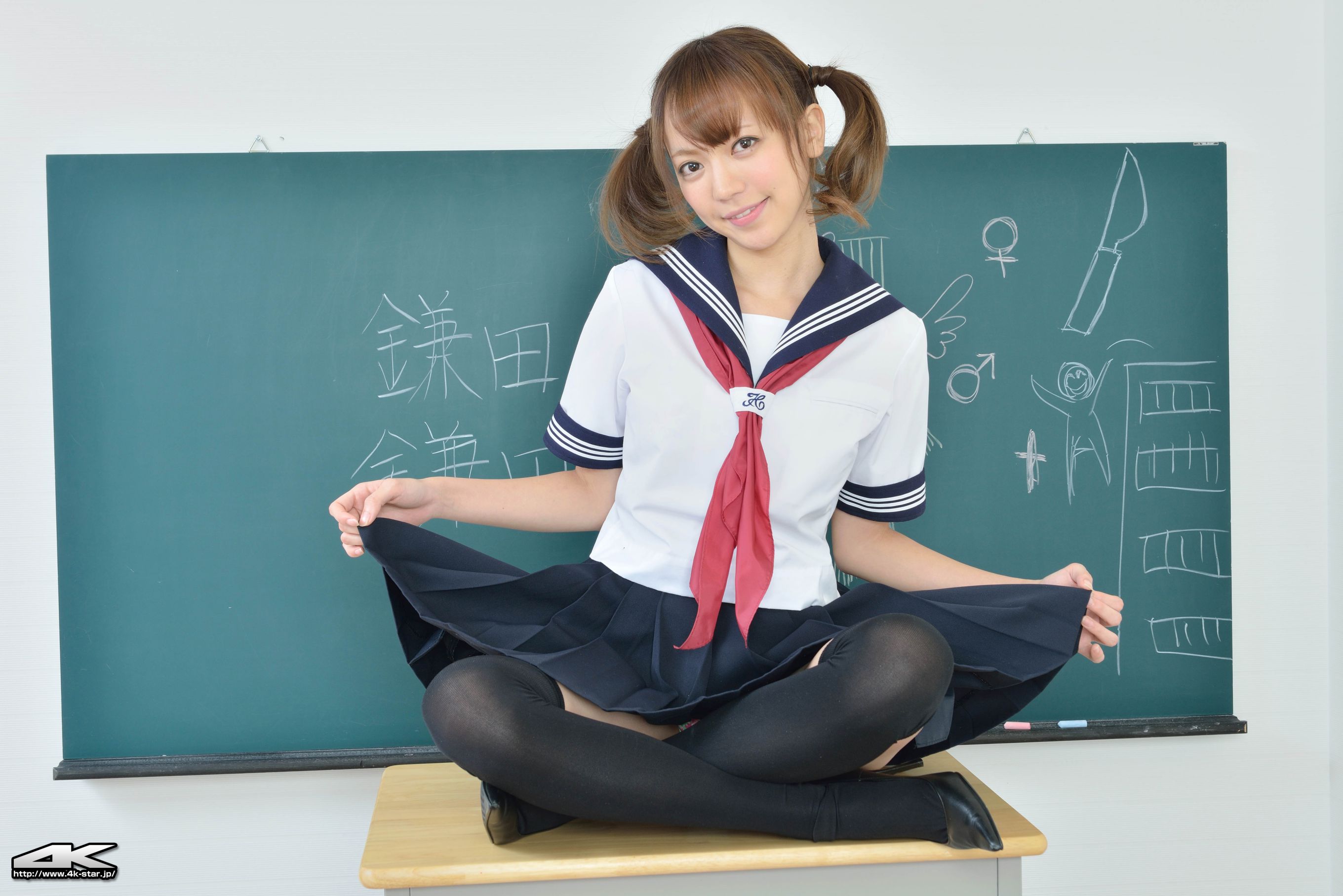 [4K-STAR] NO.00141 鎌田紘子 School Girl 水手服学生装