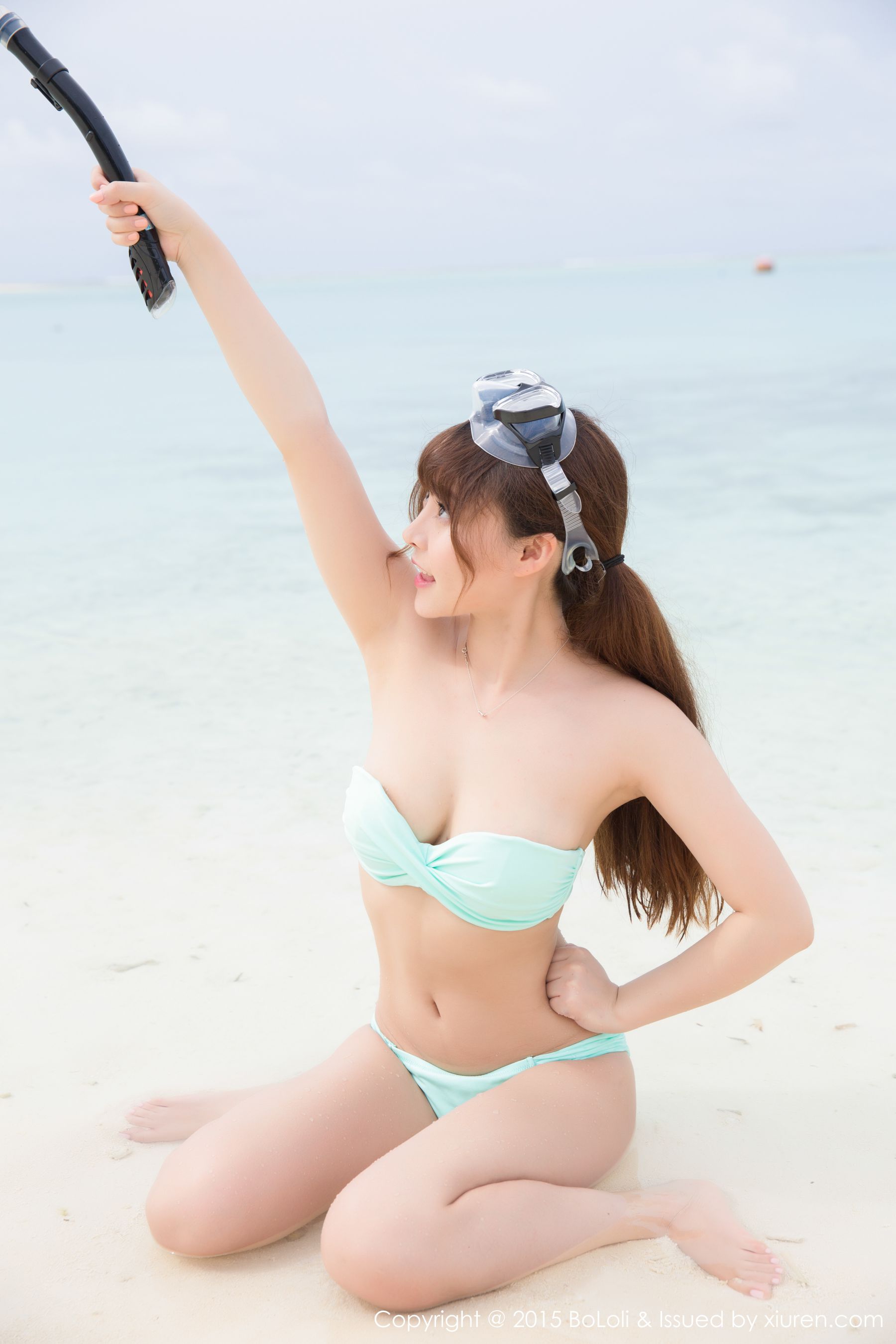 柳侑绮Sevenbaby《马尔代夫旅拍》海边湿身篇 [BoLoli波萝社] Vol.049 写真集