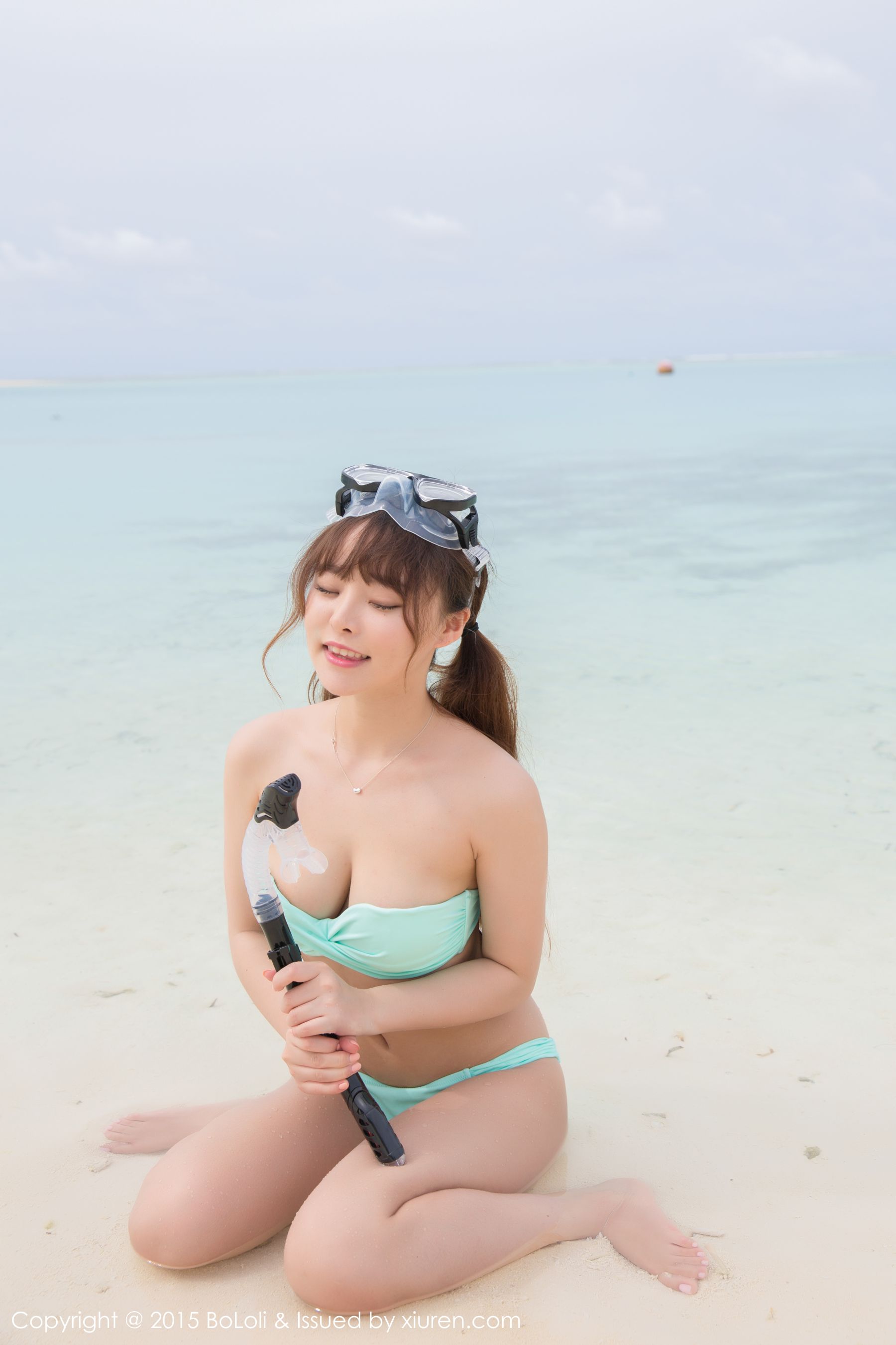 柳侑绮Sevenbaby《马尔代夫旅拍》海边湿身篇 [BoLoli波萝社] Vol.049 写真集