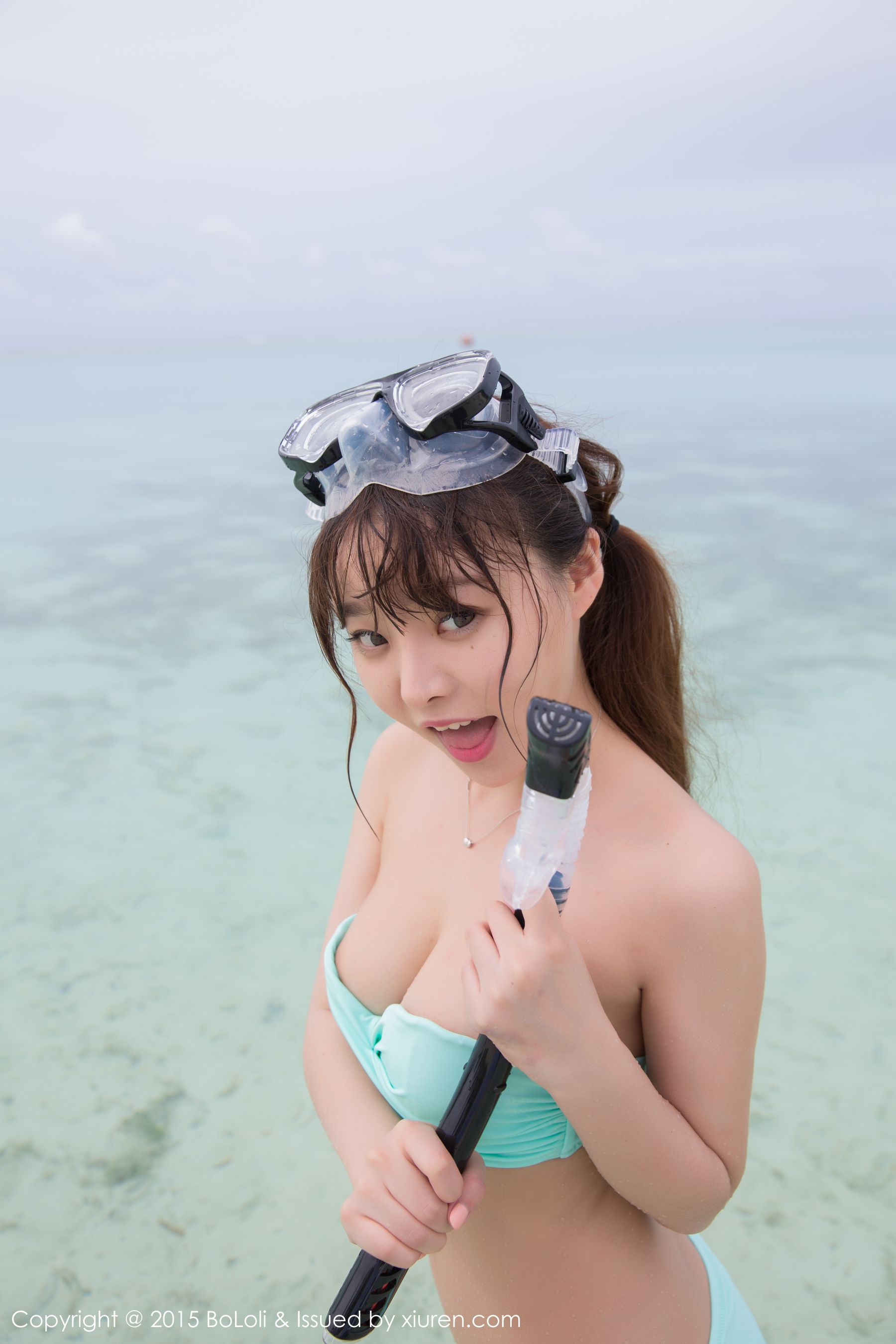 柳侑绮Sevenbaby《马尔代夫旅拍》海边湿身篇 [BoLoli波萝社] Vol.049 写真集