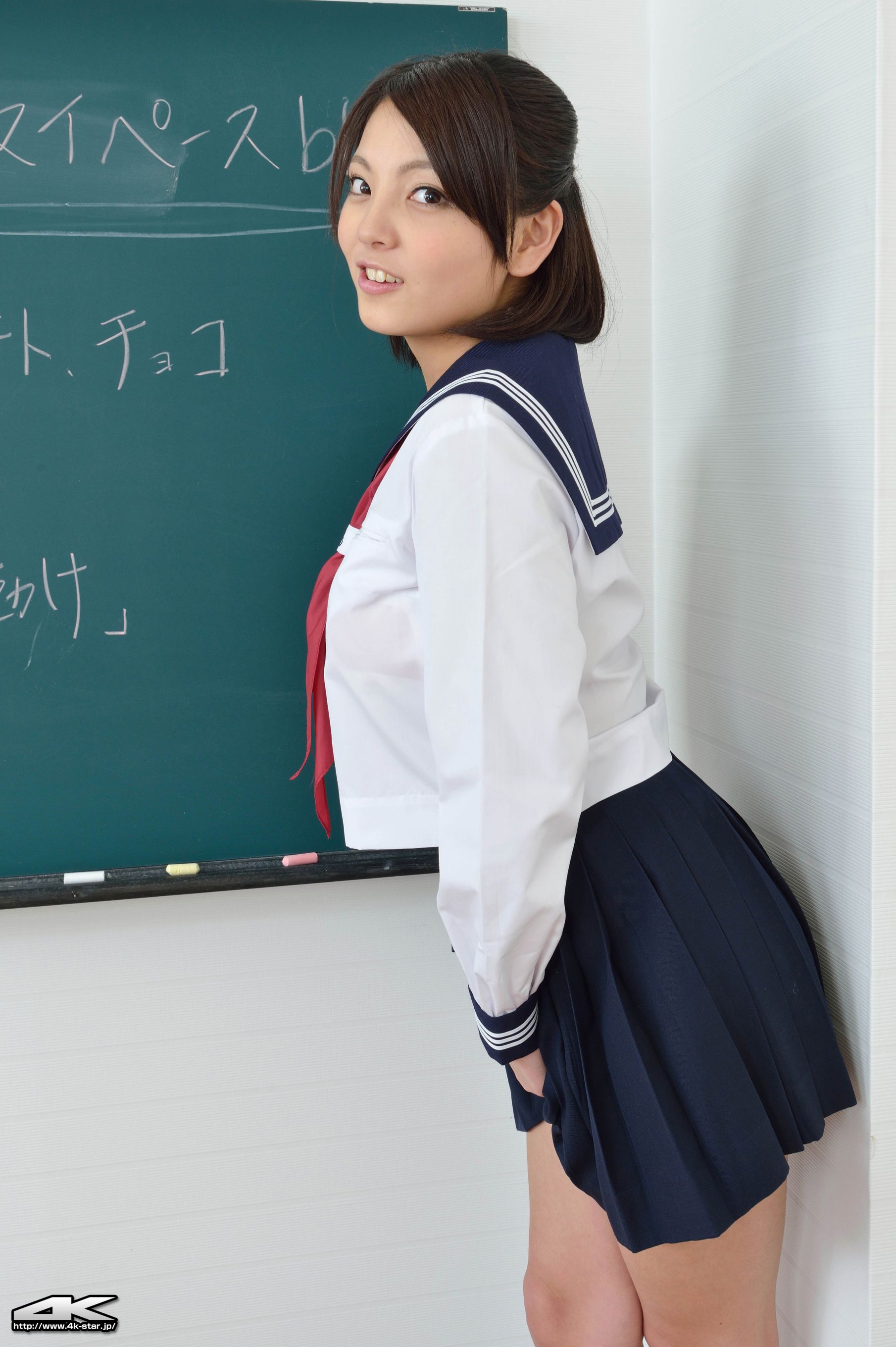 [4K-STAR] NO.00153 樱安里/桜あんり School Girl 教室校服诱惑