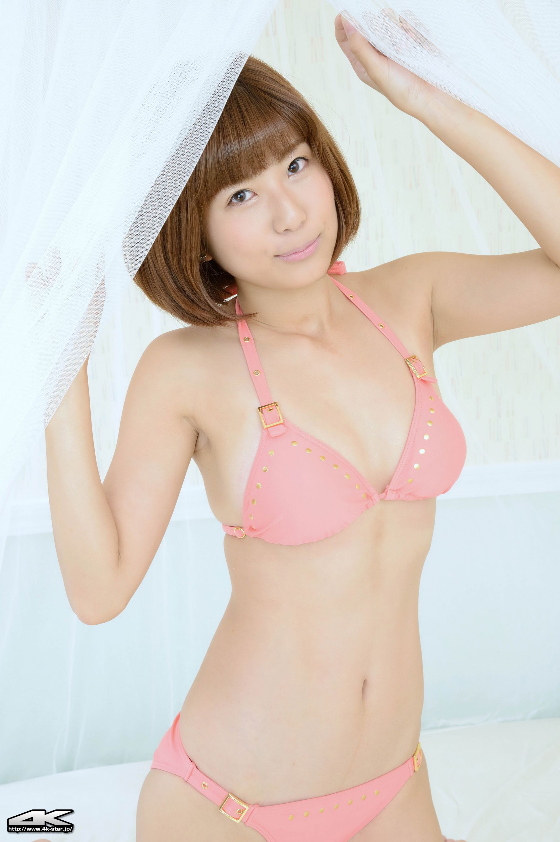 [4K-STAR] NO.00217 天野麻菜 Swim Suits 粉色泳装
