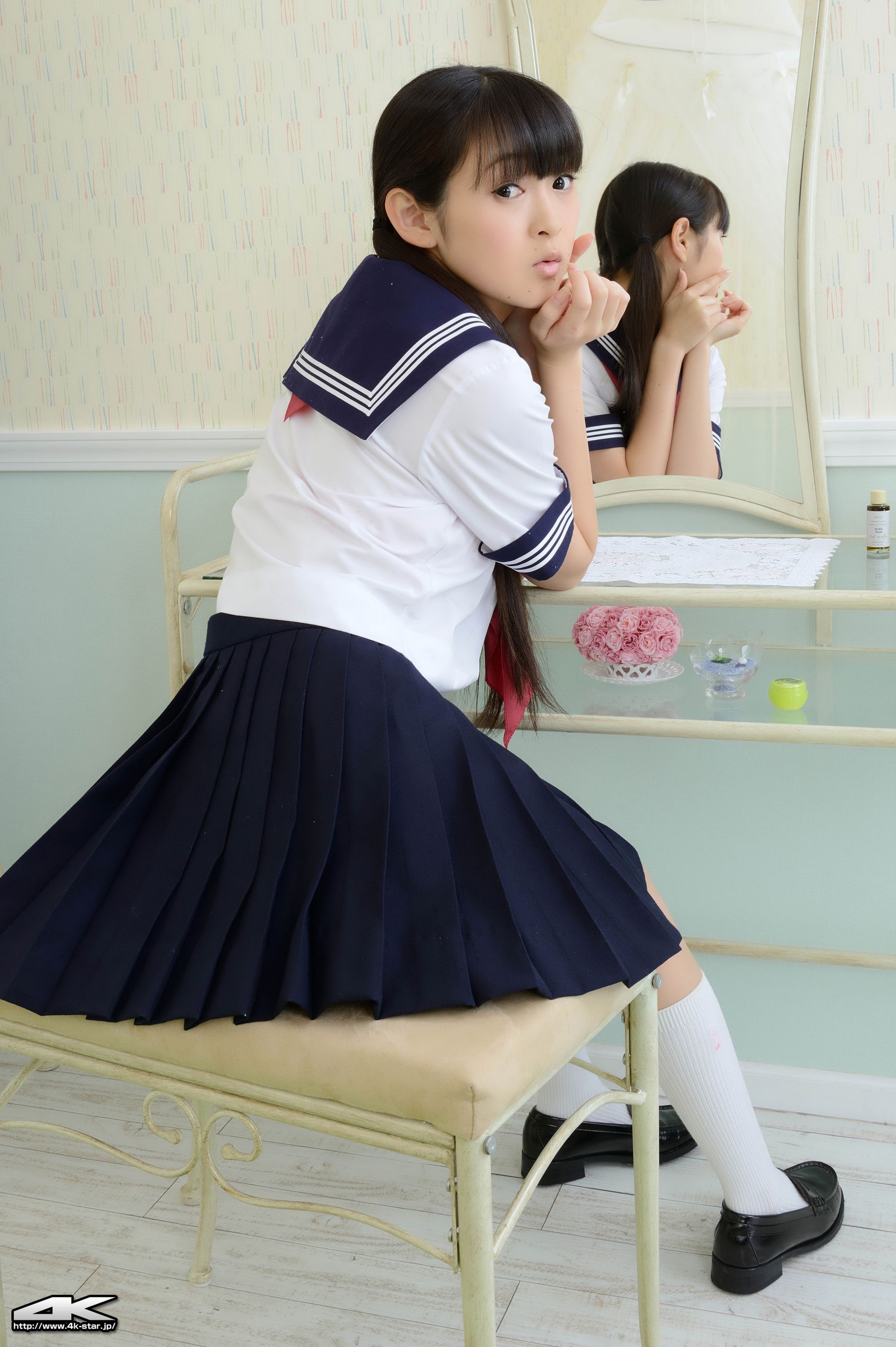[4K-STAR] NO.00235 桃原里香 School Girl JK制服