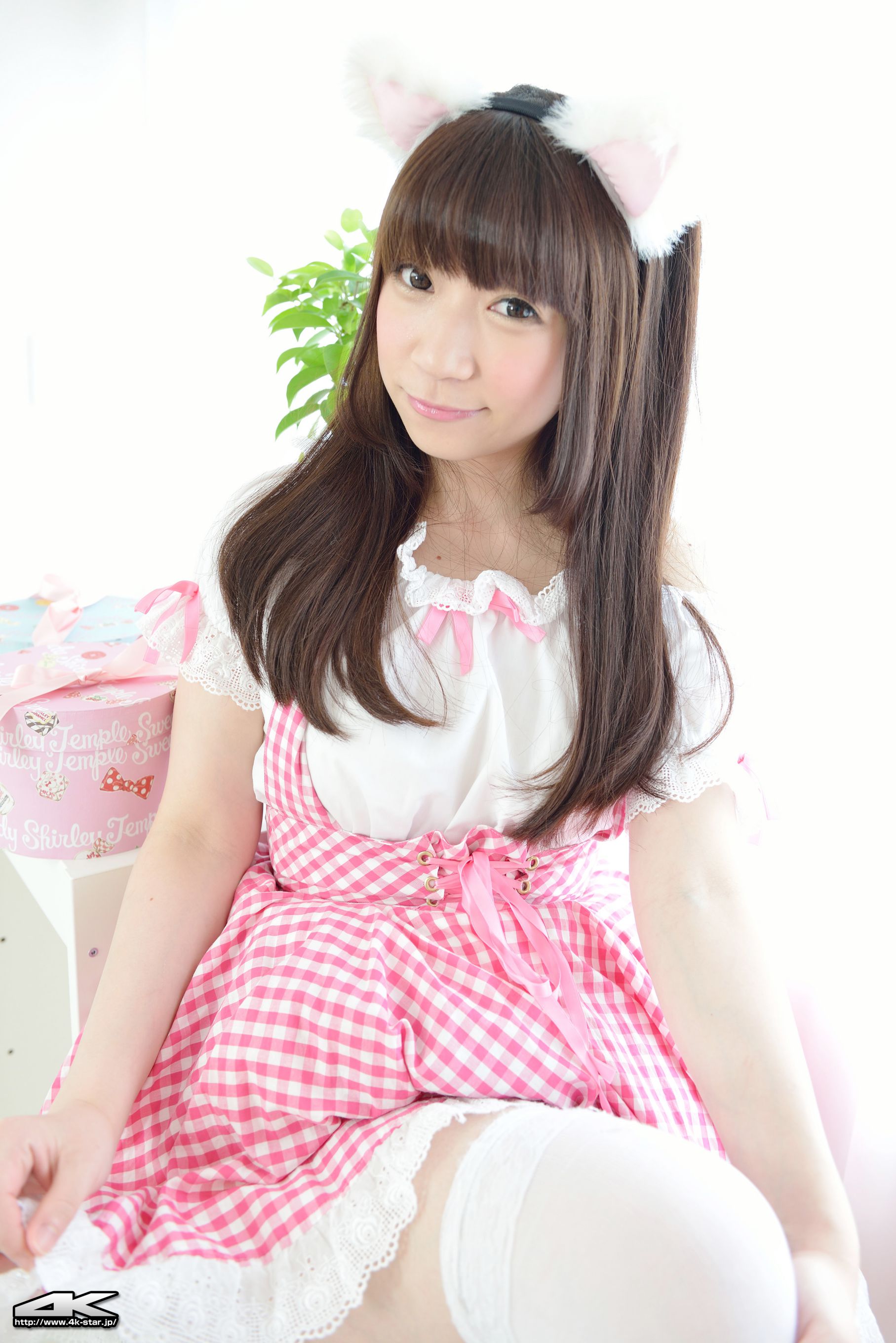 [4K-STAR] NO.00290 月城右紗 Maid Costume 猫耳少女