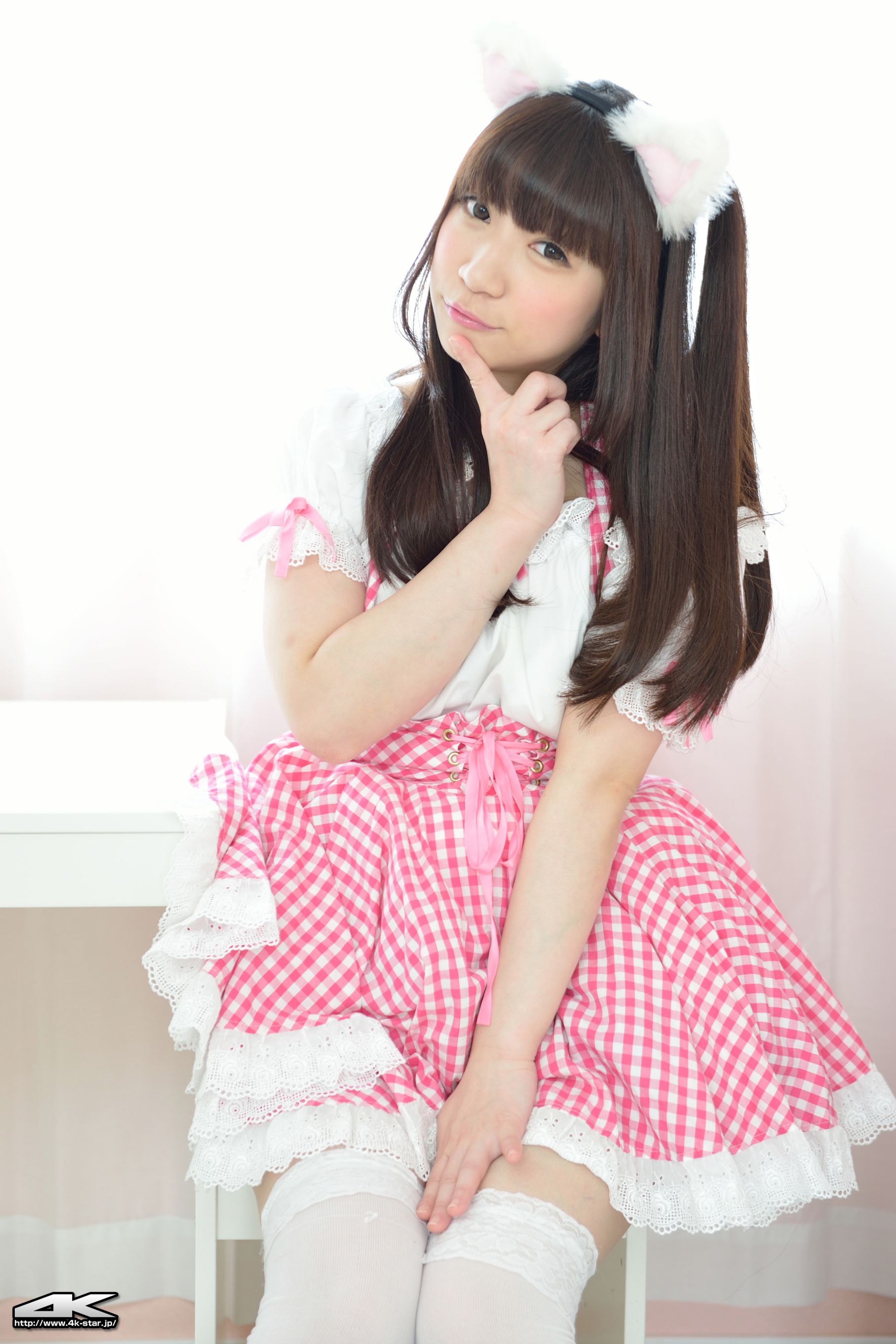 [4K-STAR] NO.00290 月城右紗 Maid Costume 猫耳少女