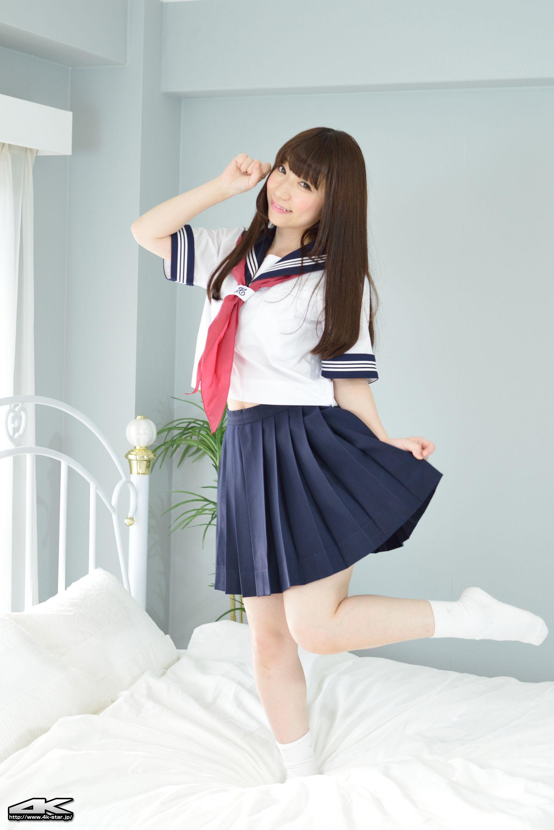 [4K-STAR] NO.00292 月城右紗 School Girl JK制服
