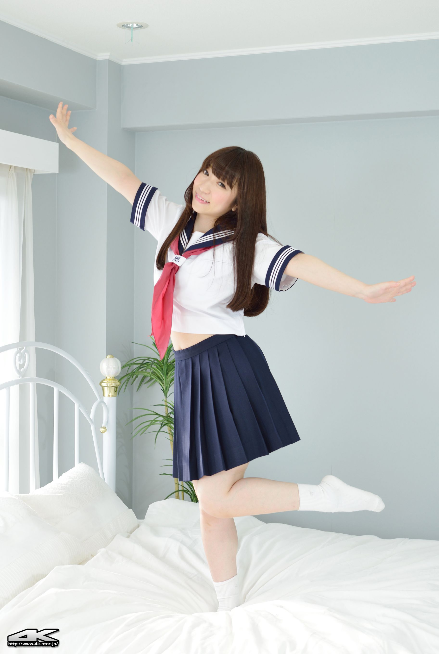 [4K-STAR] NO.00292 月城右紗 School Girl JK制服
