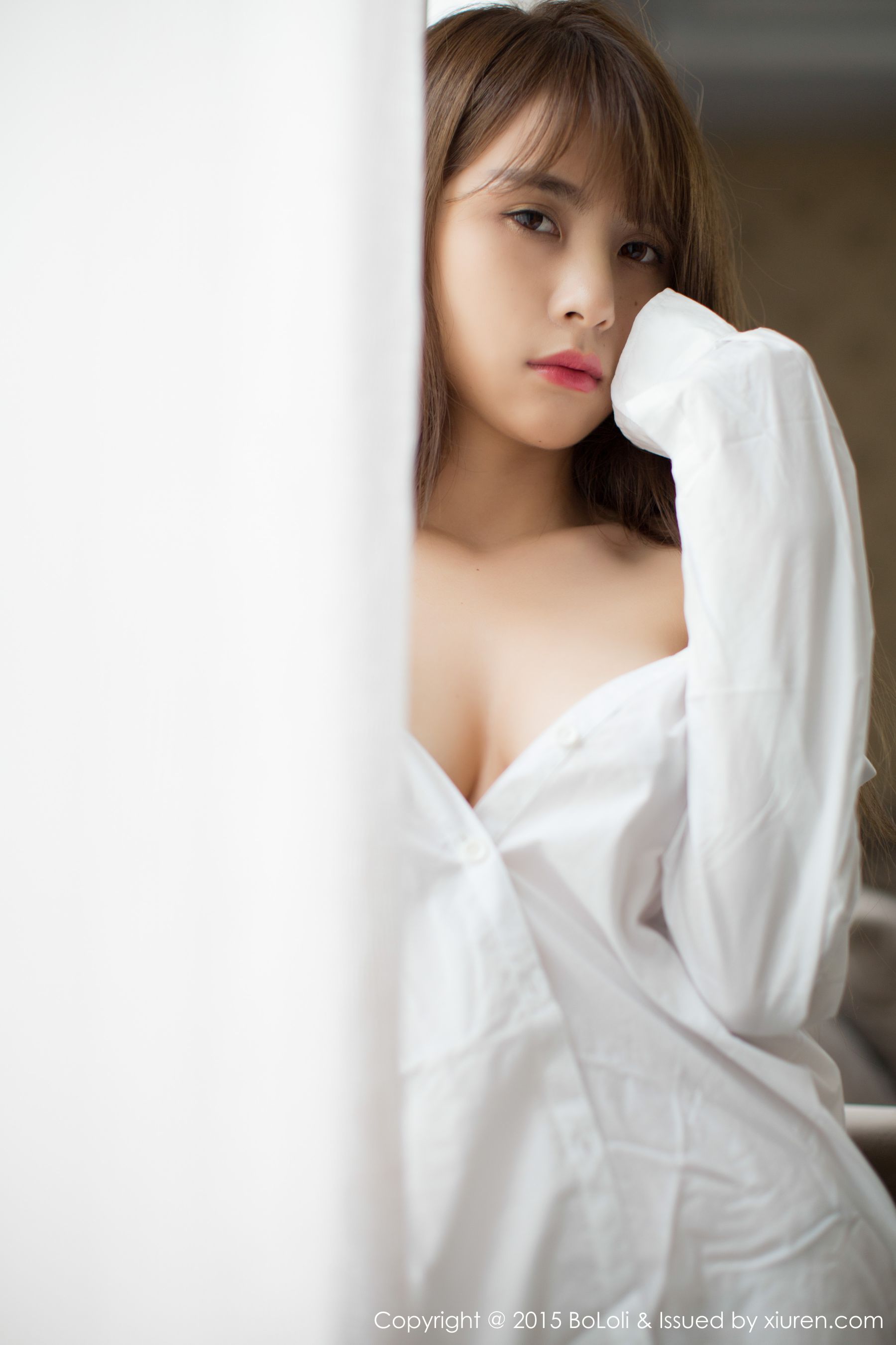 夏美酱 - 性感内衣+白衬衫 [BoLoli波萝社] Vol.063 写真集