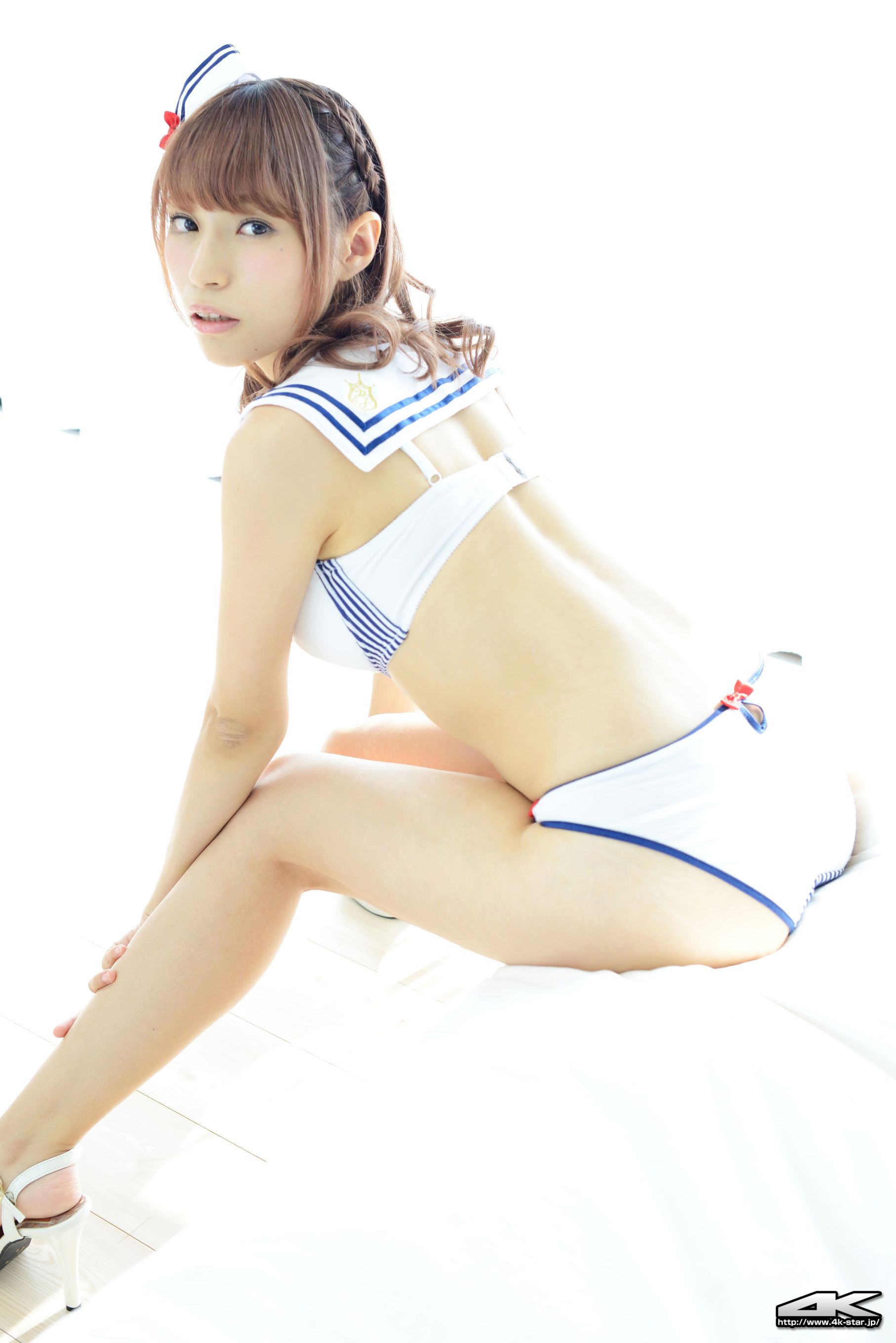 [4K-STAR] NO.00311 寿エリカ Swim Suits 海军服泳装