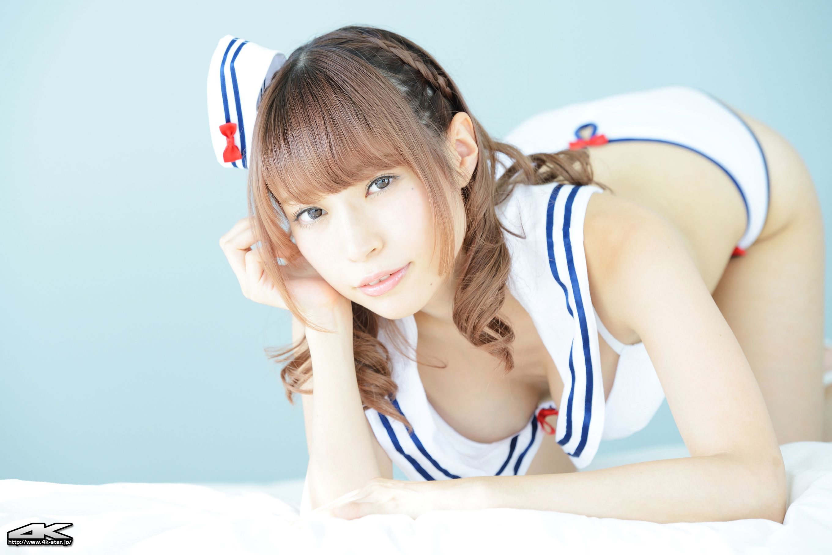 [4K-STAR] NO.00311 寿エリカ Swim Suits 海军服泳装