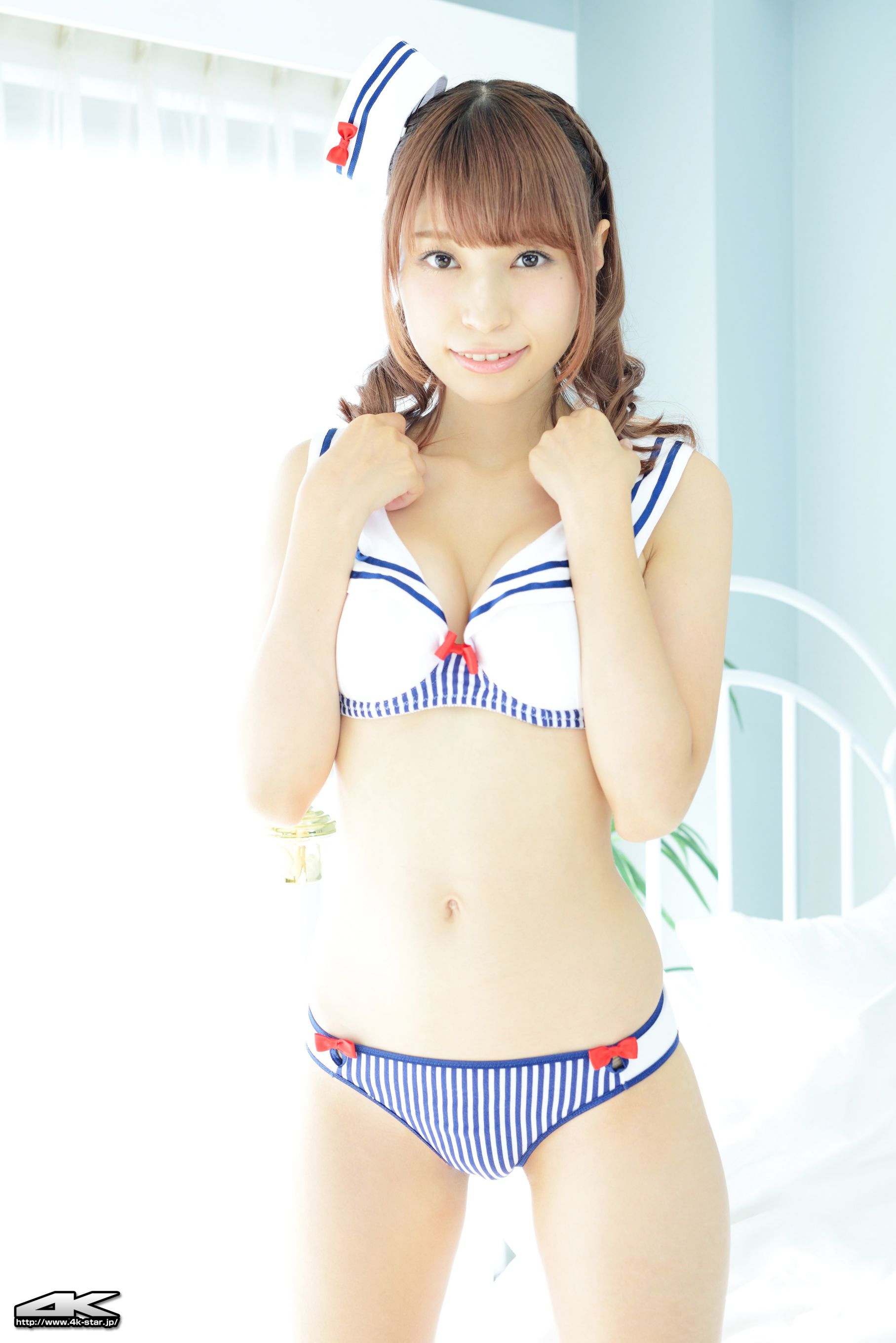 [4K-STAR] NO.00311 寿エリカ Swim Suits 海军服泳装