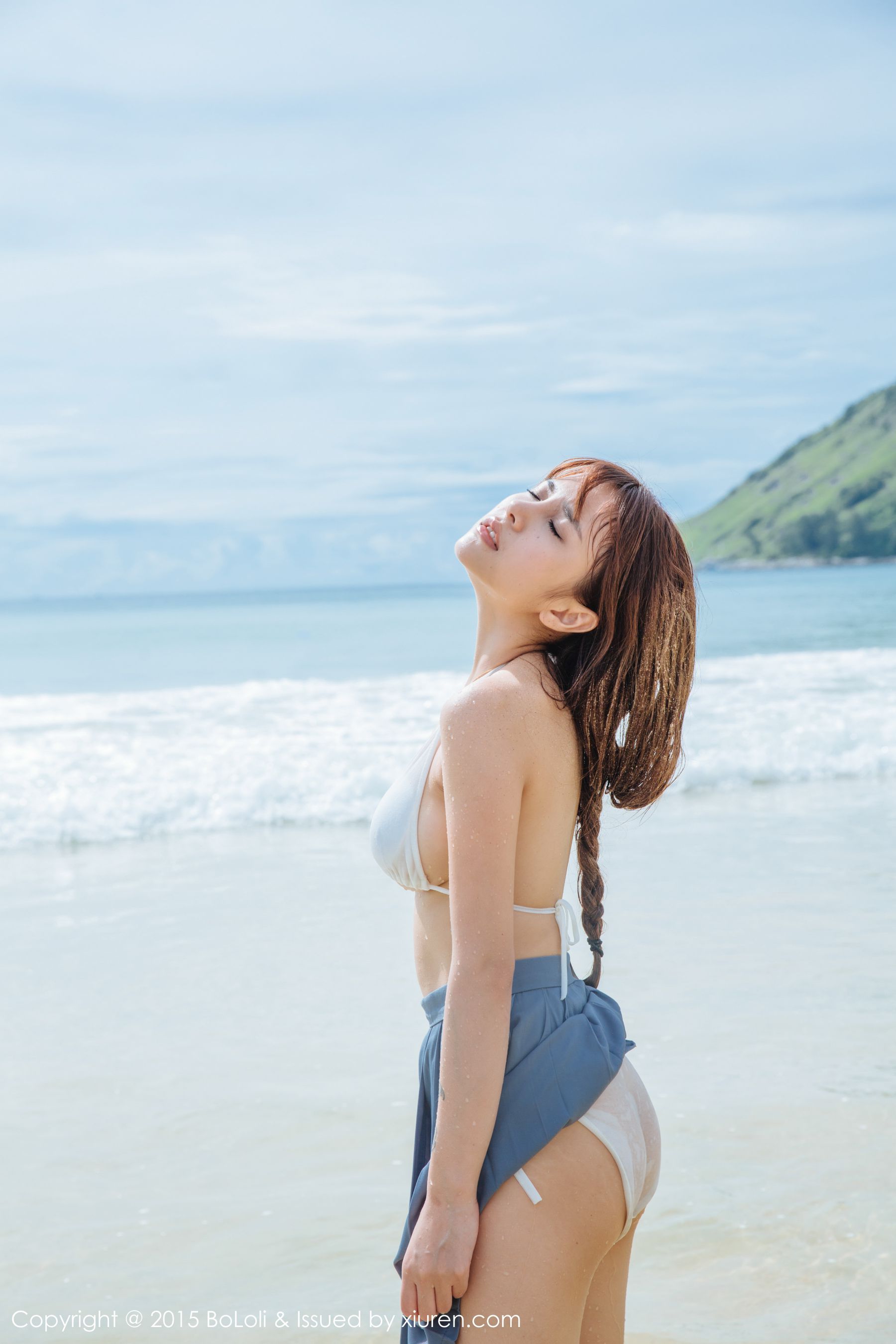 夏美酱《普吉岛旅拍》性感厨娘+海边水手装 [BoLoli波萝社] Vol.077 写真集