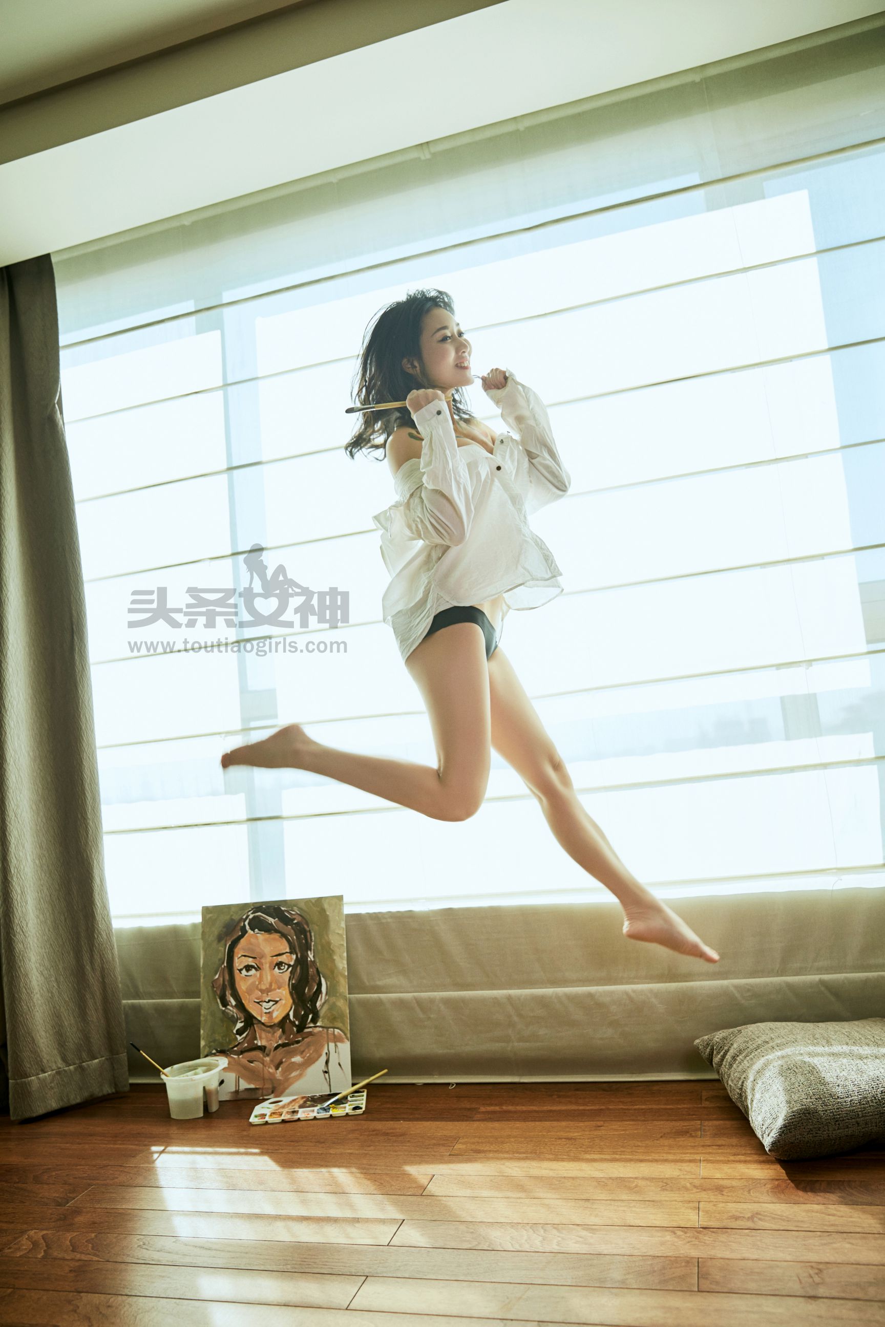 张梓然《画中维纳斯》 [头条女神] VIP专享