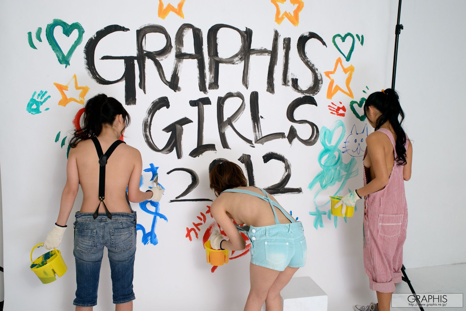 鹤田かな、加藤リナ、小仓奈々 [Graphis] Special Girls Gravure