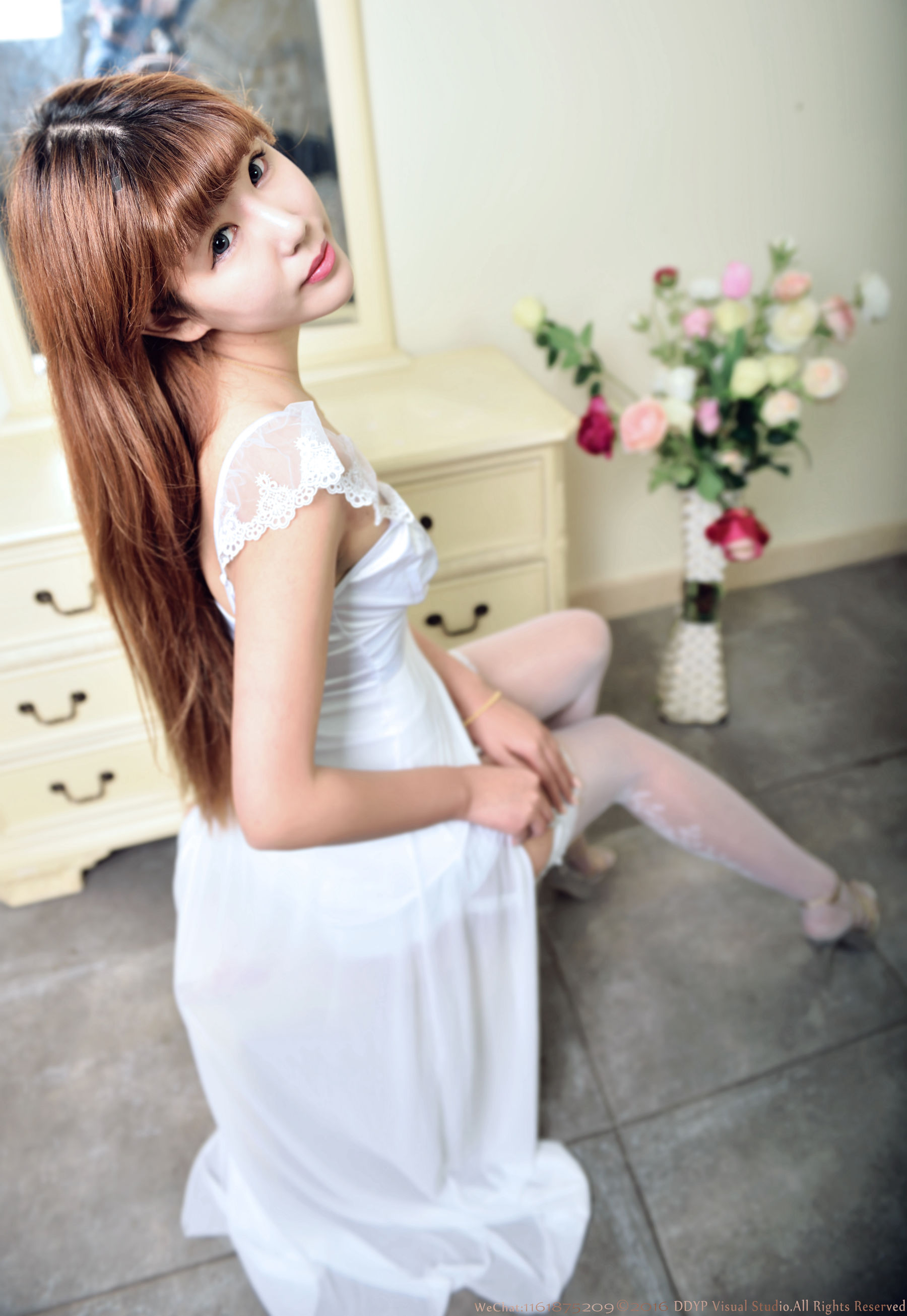 安沛蕾《175的诱惑：高叉尤物》 [DDY Pantyhose] NO.016