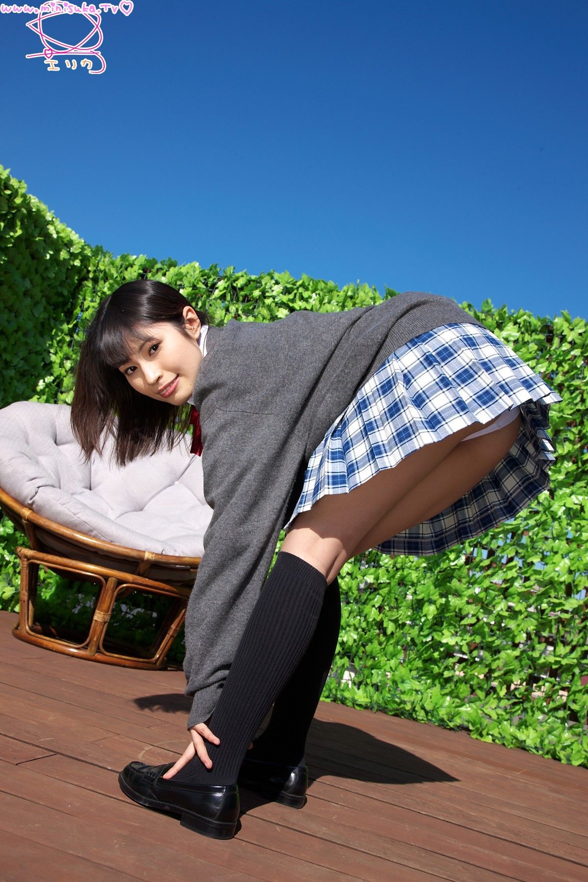 寿エリカ/寿绘里香 Erika 现役女子高生 [Minisuka.tv]
