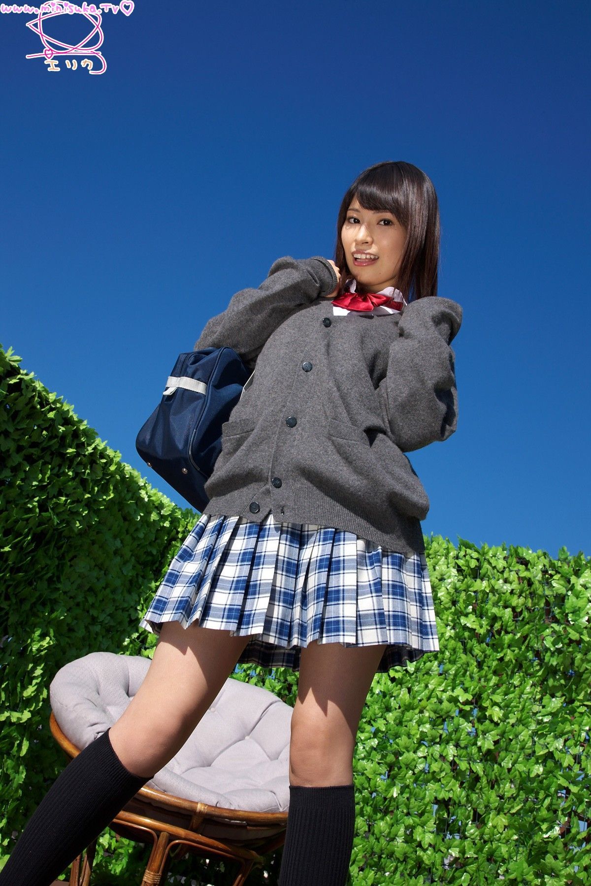 寿エリカ/寿绘里香 Erika 现役女子高生 [Minisuka.tv]