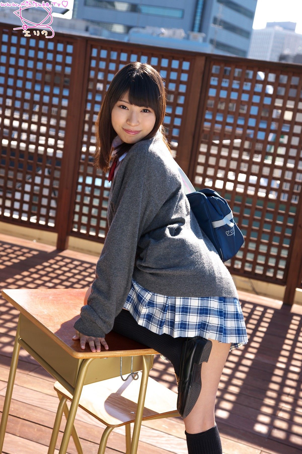 寿エリカ/寿绘里香 Erika 现役女子高生 [Minisuka.tv]