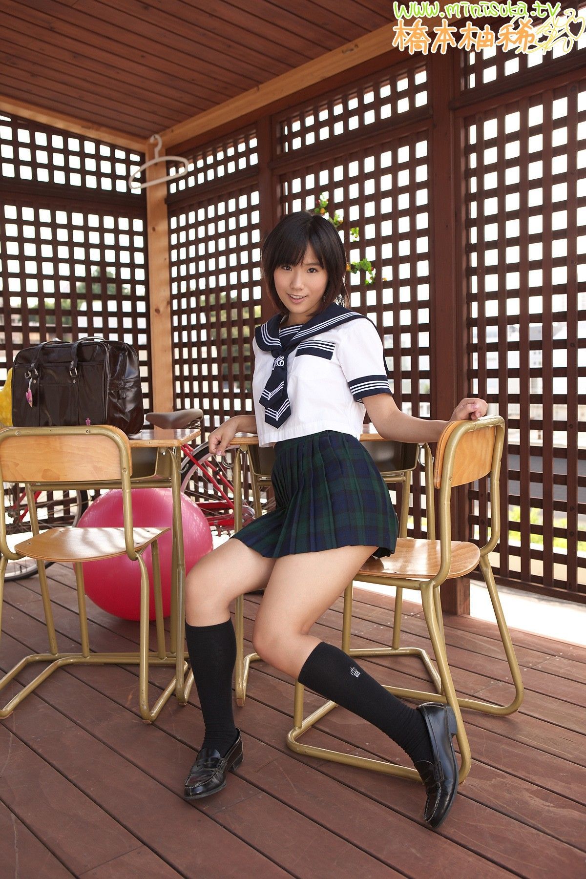 橋本柚稀 制服ギャラリ 第一部 [Minisuka.tv]