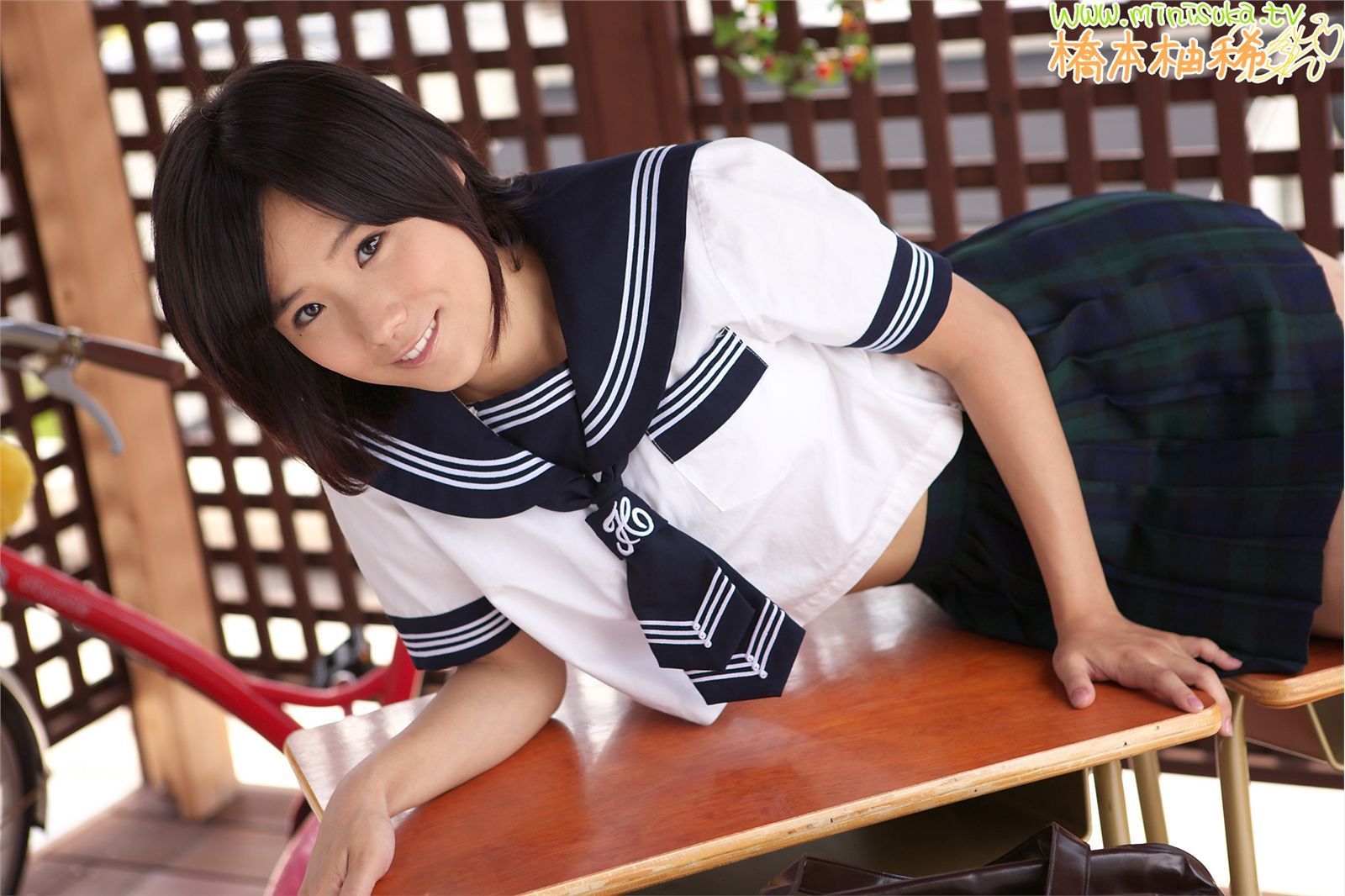 橋本柚稀 制服ギャラリ 第一部 [Minisuka.tv]