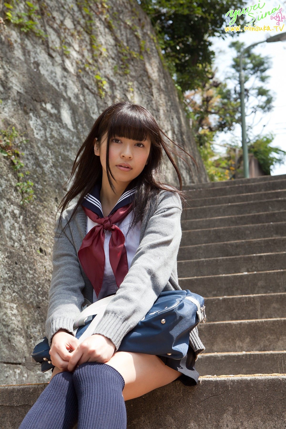椎名遊莉 Yuuri Shiina 现役女子高生 [Minisuka.tv]
