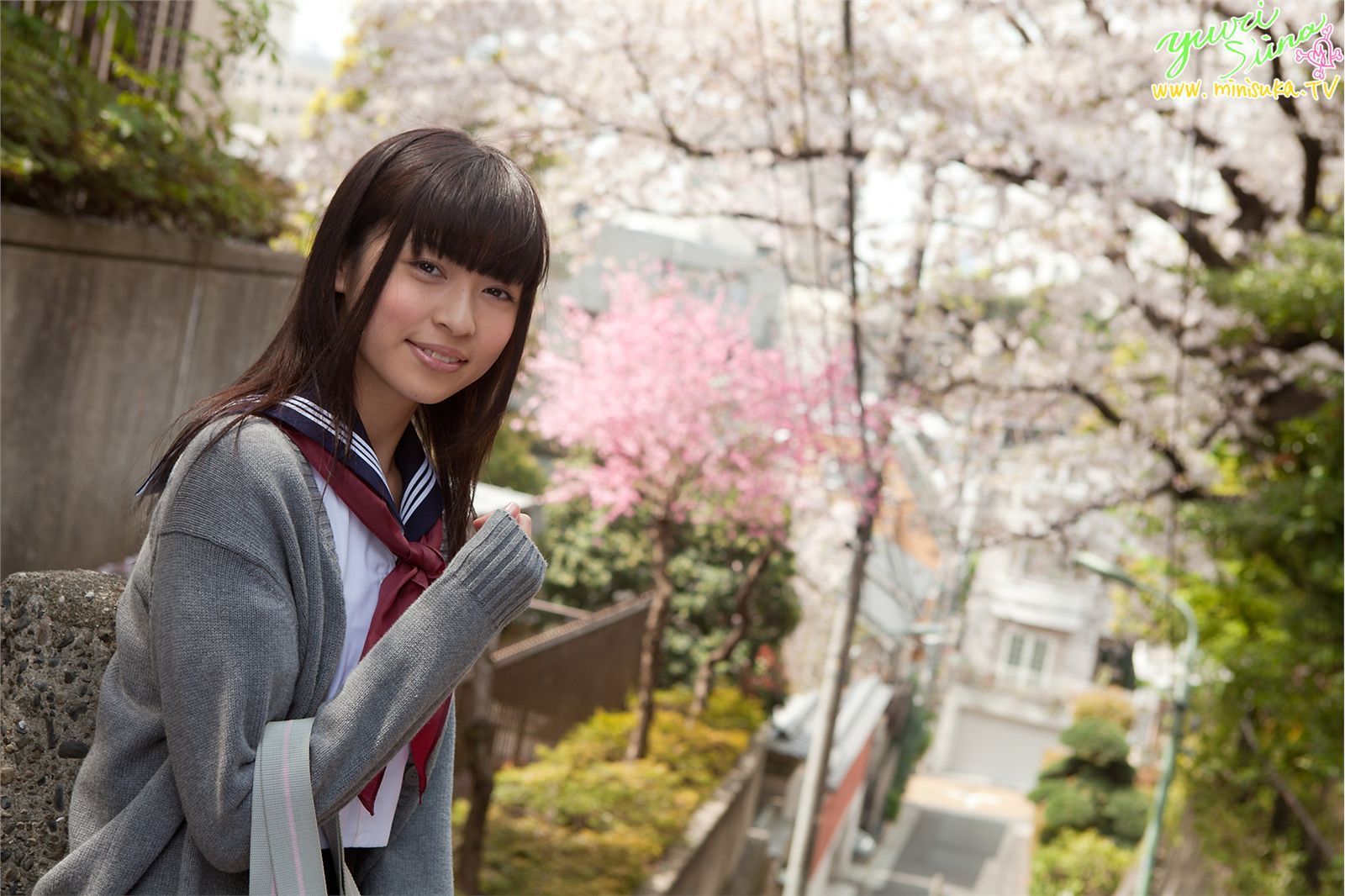 椎名遊莉 Yuuri Shiina 现役女子高生 [Minisuka.tv]