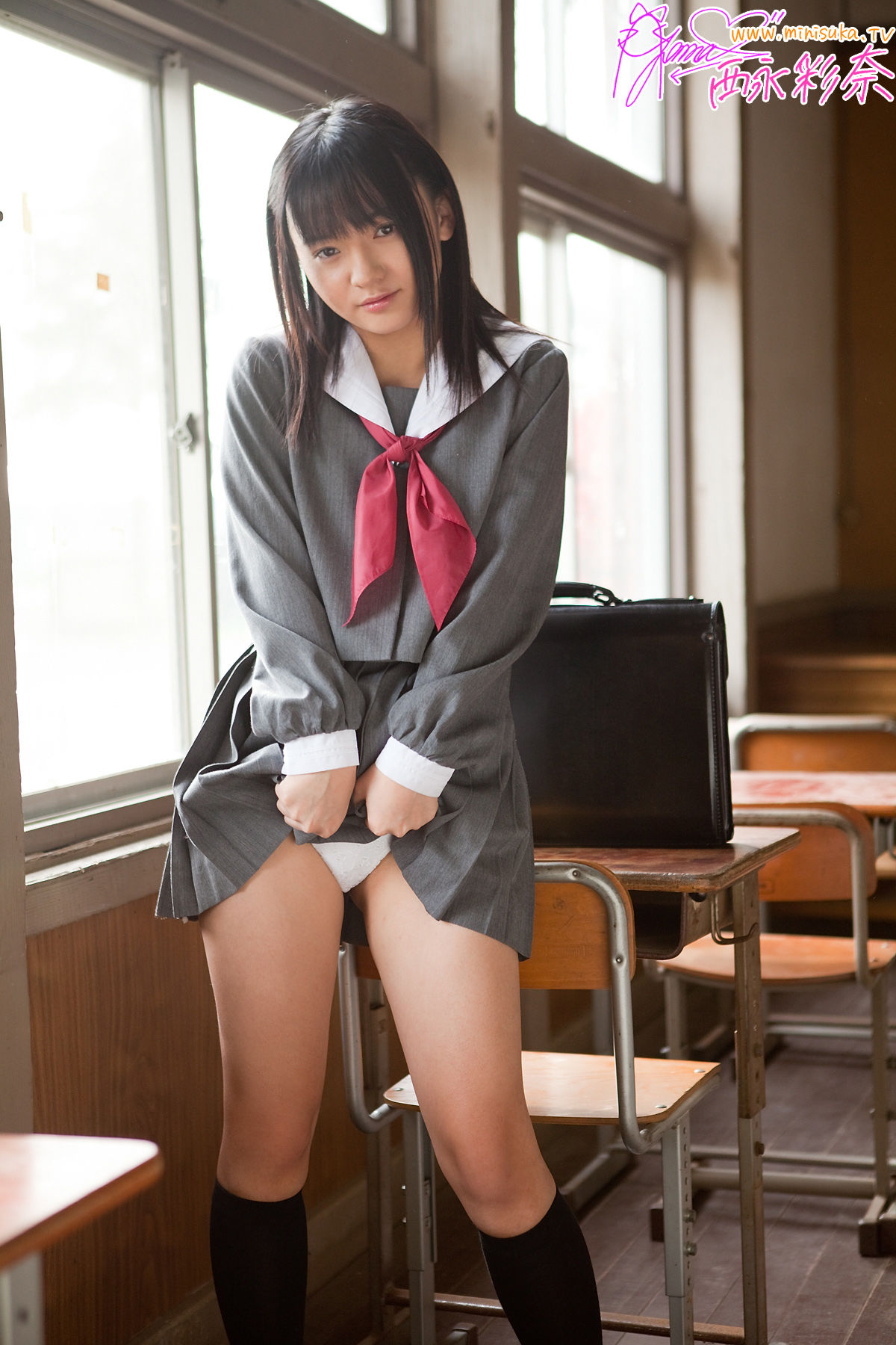西永彩奈 Ayana Nishinaga 第六部 [Minisuka.tv] Stage2 Gallery Kana